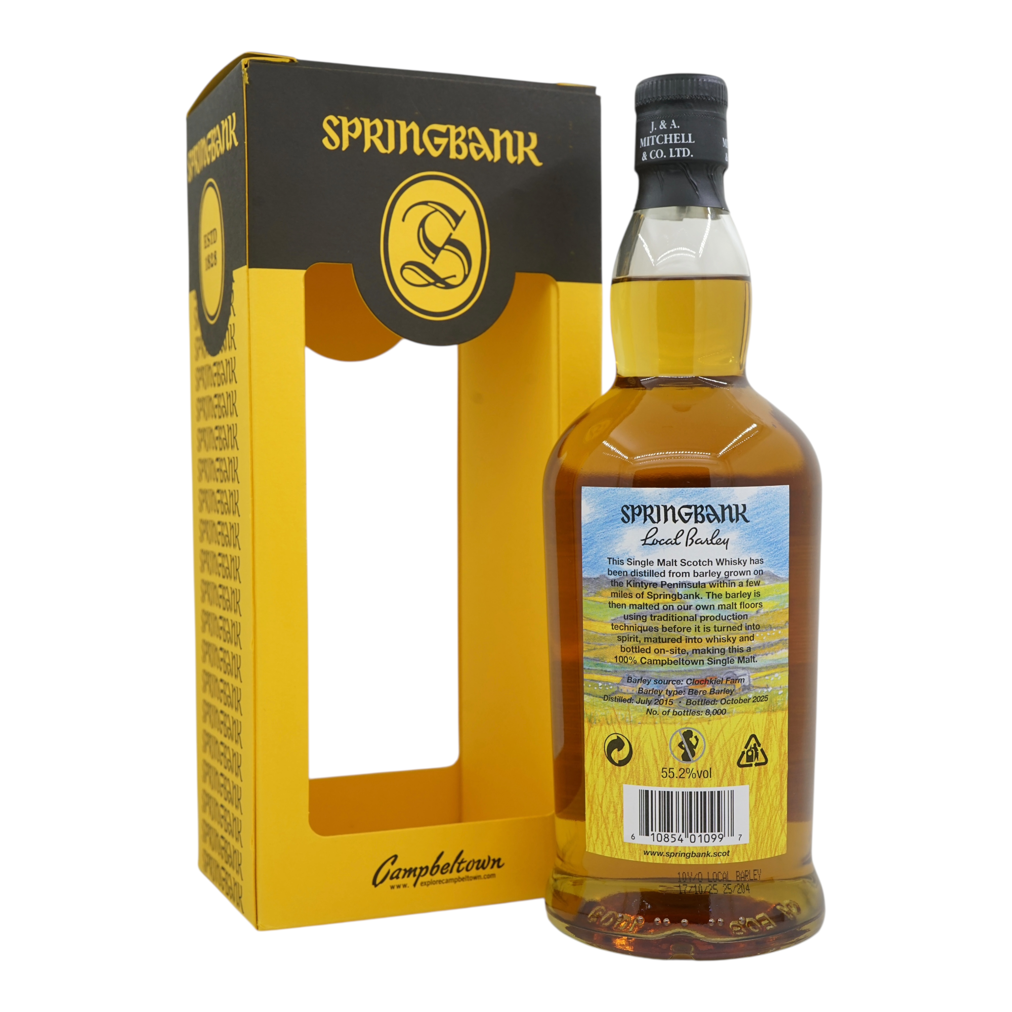 Springbank 2015/2025 10 Year Old Local Barley 55.2%