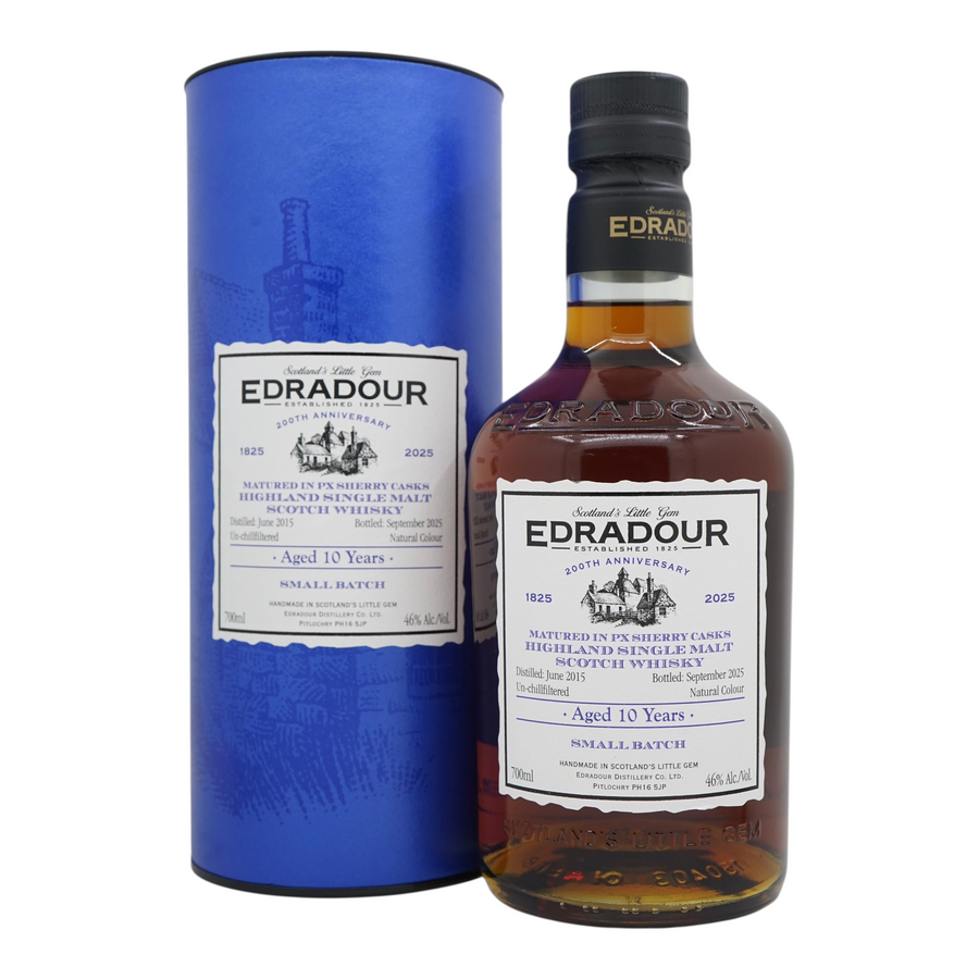 Edradour 2015/2025 10 Year Old Matured in PX Sherry Casks 200 Anniversary