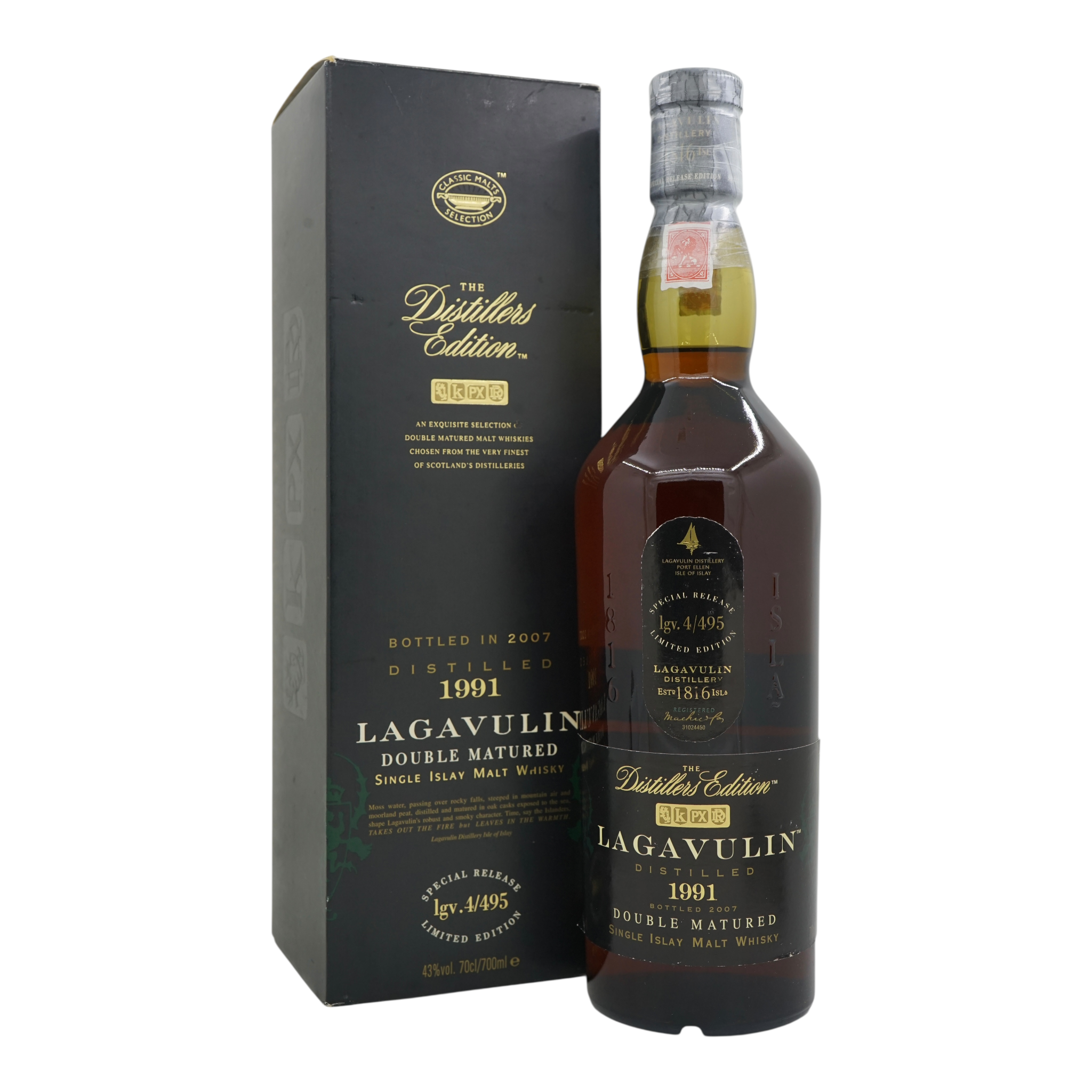 Lagavulin 1991/2007 The Distillers Edition lgv.4/495