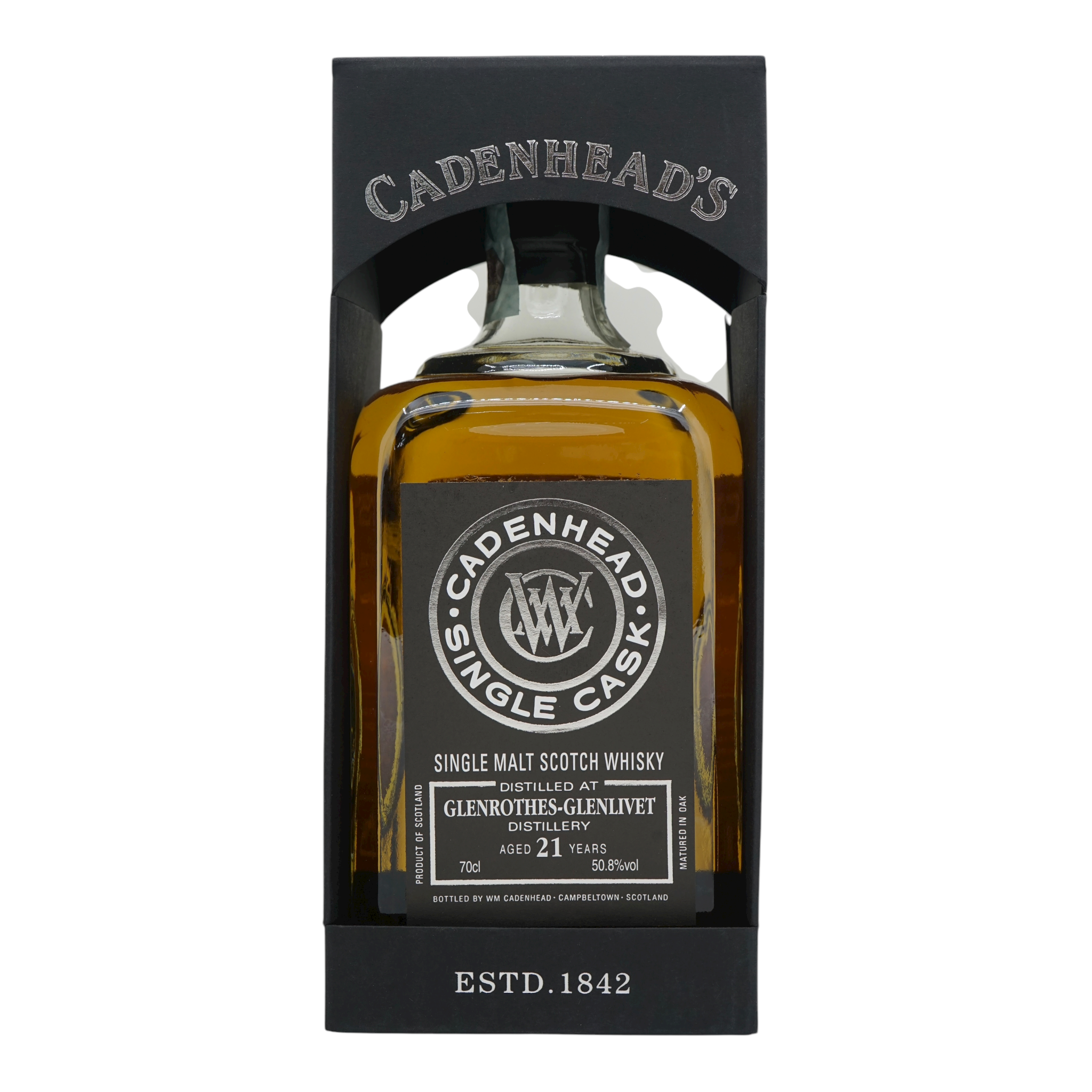 Glenrothes 1996/2018 21 Year Old Single Cask Bottled for Toby Vins & Alcools Cadenhead's 50.8%