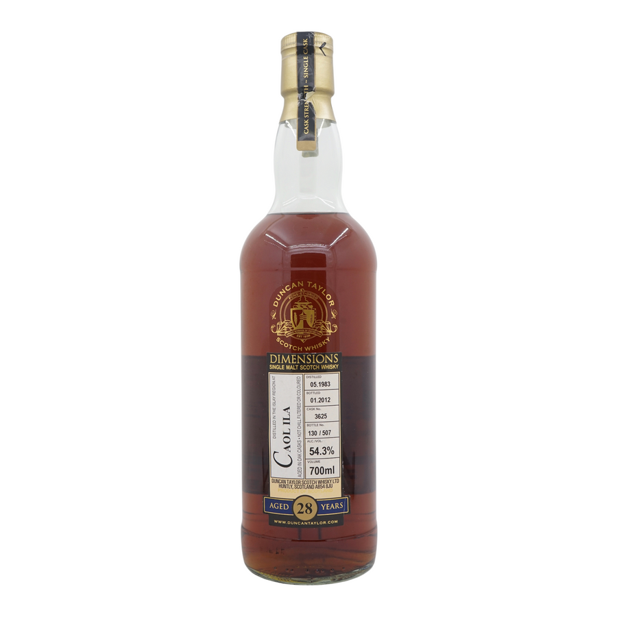 Caol Ila 1983/2012 28 Year Old Dimensions Duncan Taylor #3625