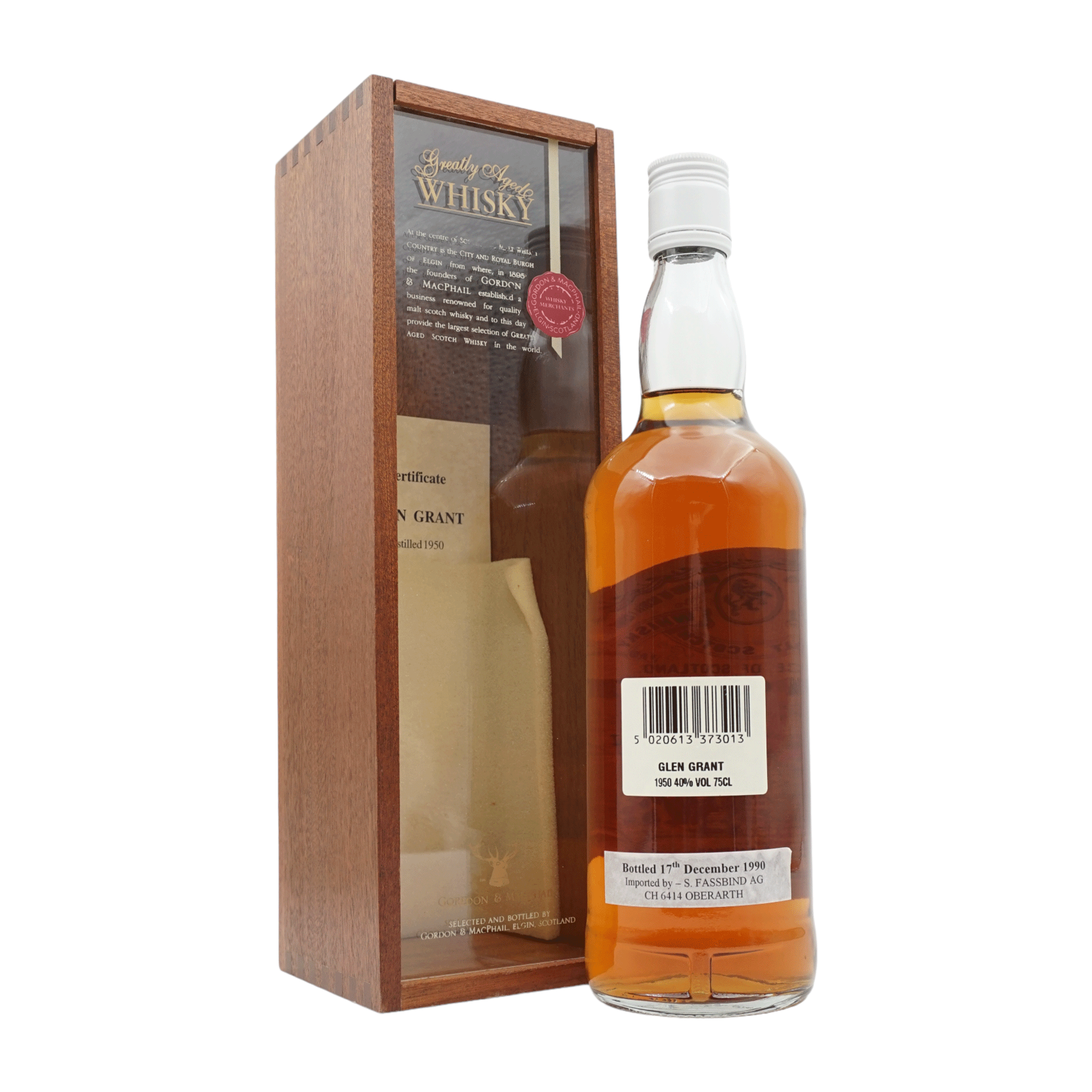 Glen Grant 1950/1990 Licensed Bottling Gordon & MacPhail 40%