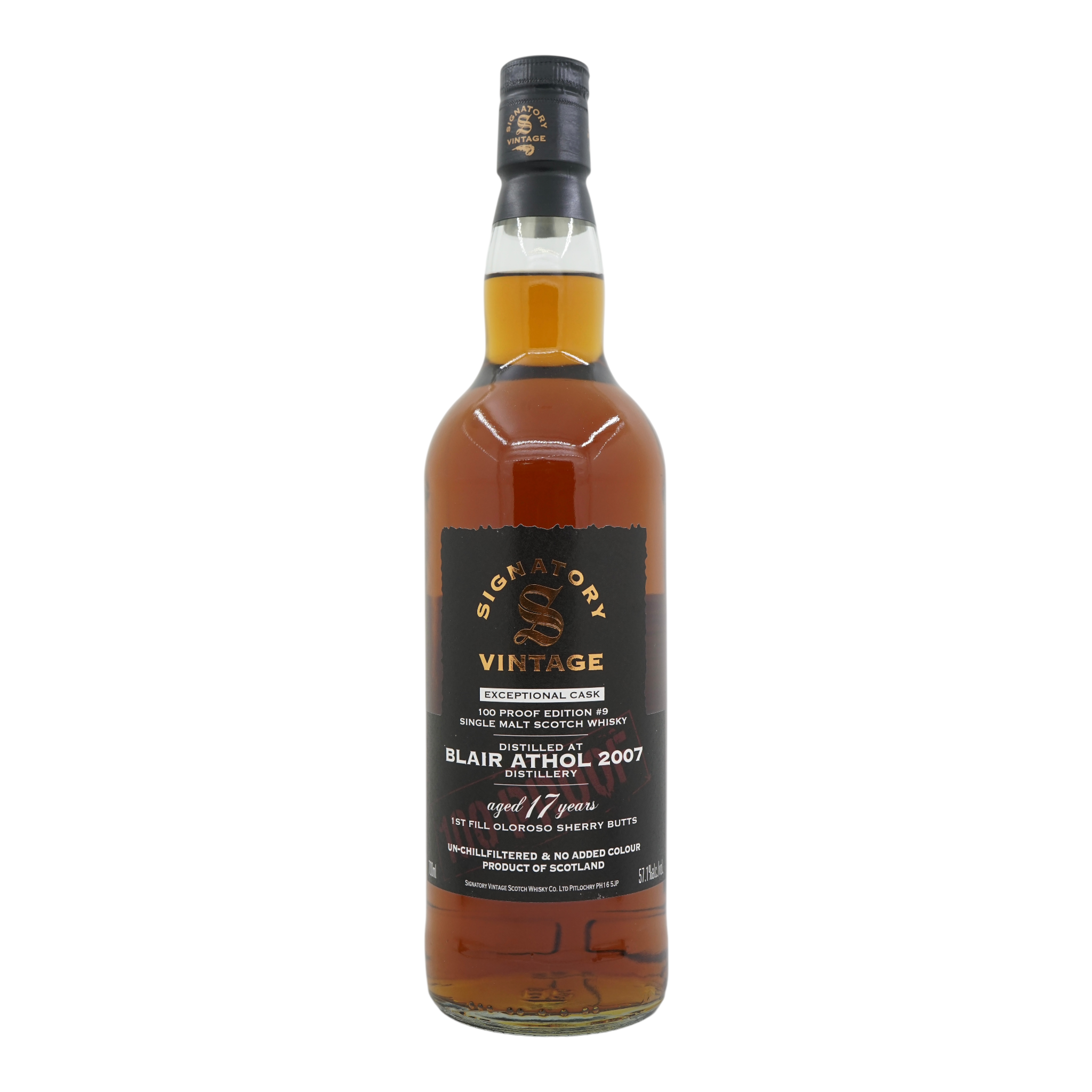 Blair Athol 2007/2025 17 Year Old 100 Proof Exceptional Cask Edition #9 Signatory Vintage