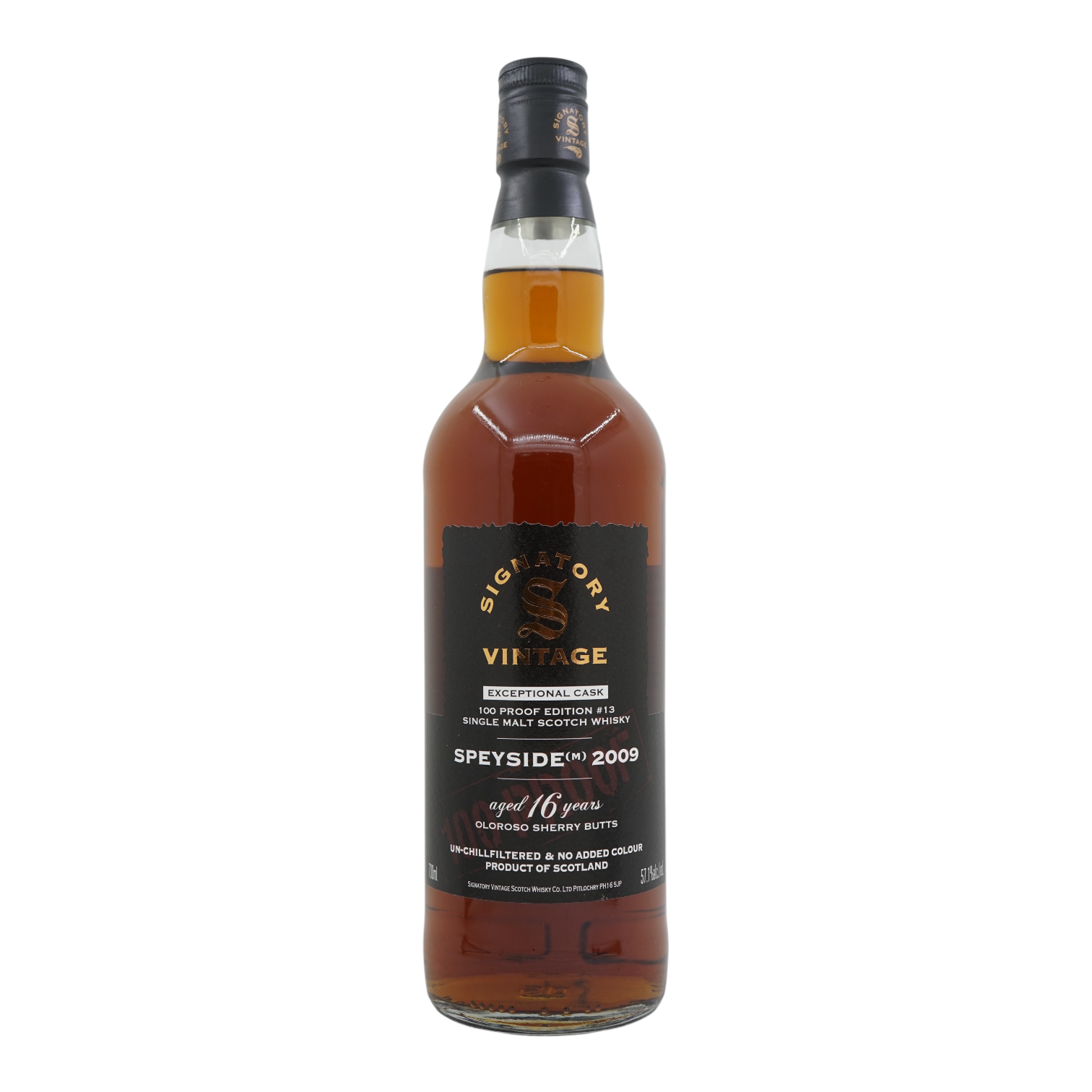Speyside (M) 2009/2025 16 Year Old 100 Proof Exceptional Cask Signatory Vintage #13