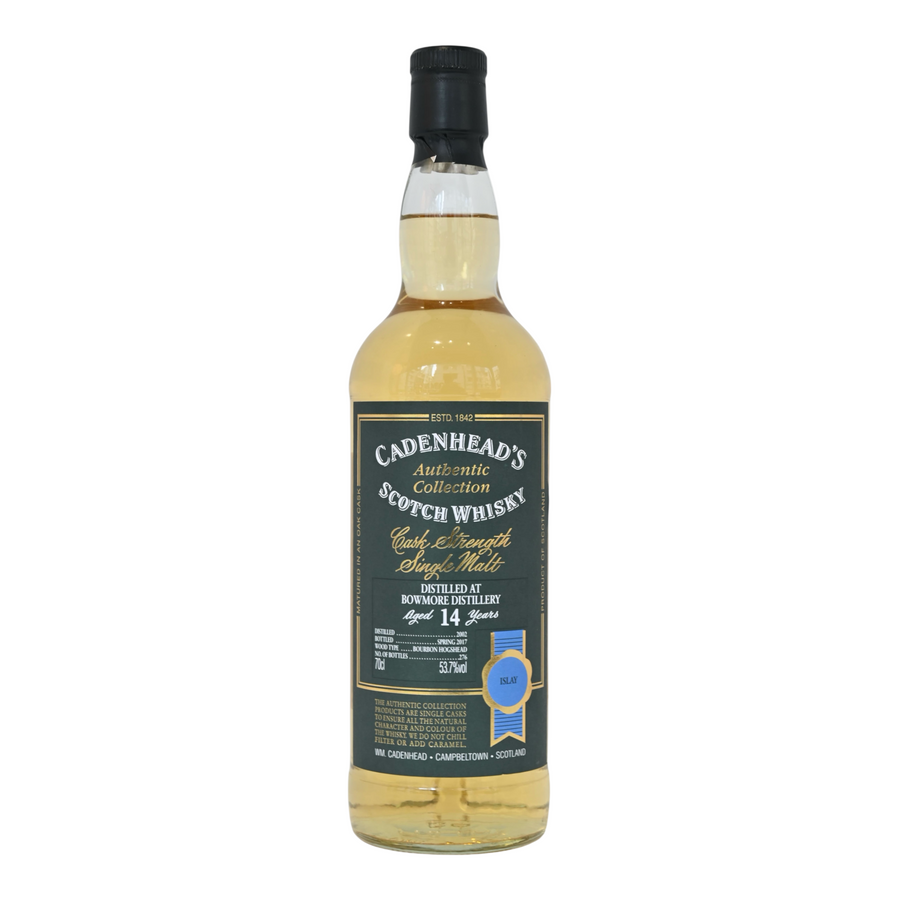 Bowmore 2002/2017 14 Year Old Authentic Collection Cadenhead's 53.7%