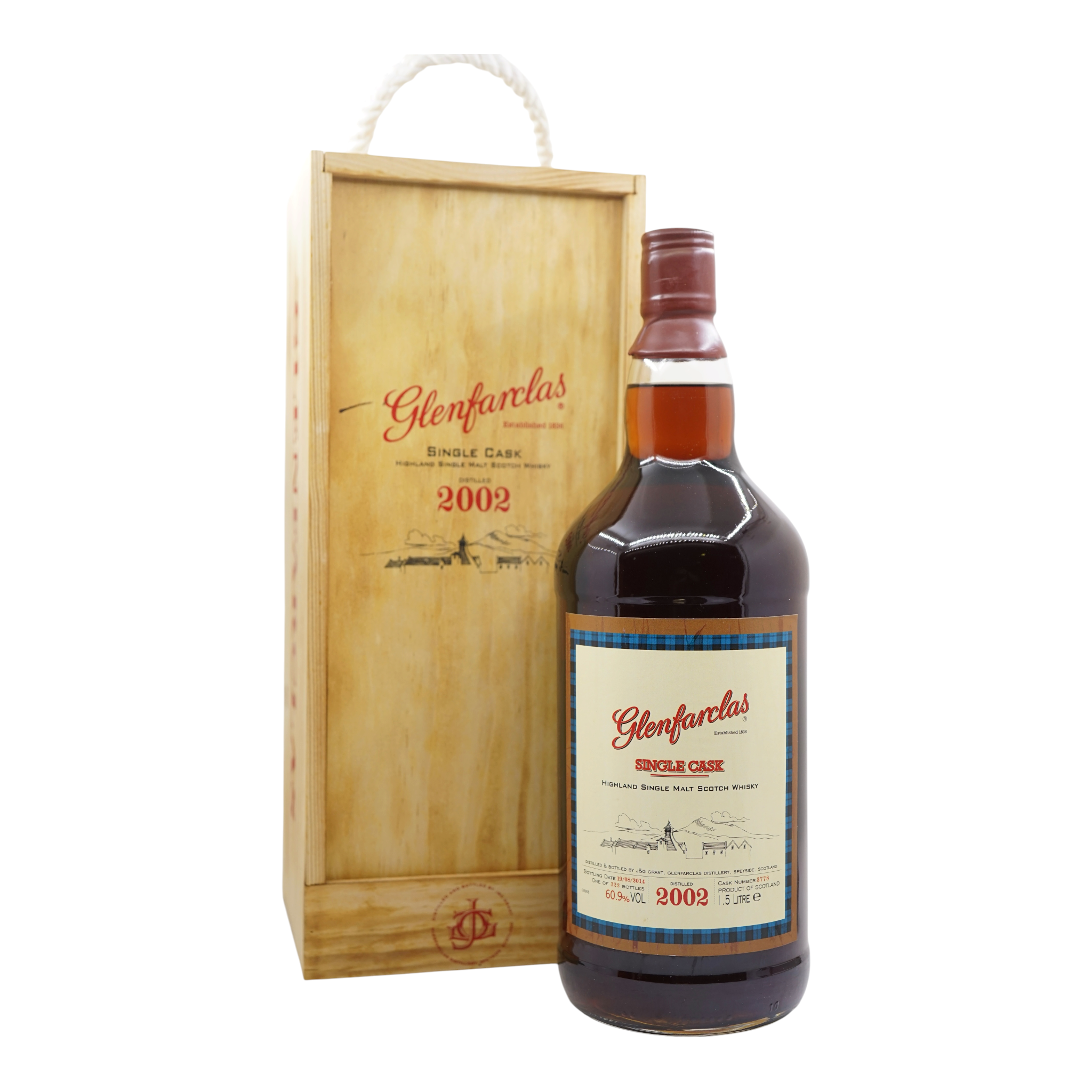 Glenfarclas 2002/2014 Single Cask #3778 1.5L
