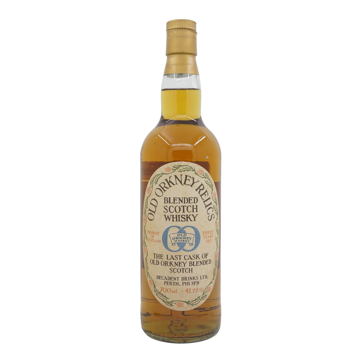 Old Orkney Relics 30 Year Old O.O. Decadent Drinks