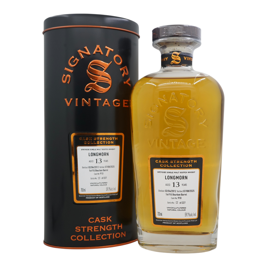 Longmorn 2012/2025 13 Year Old Cask Strength Collection Signatory Vintage #910