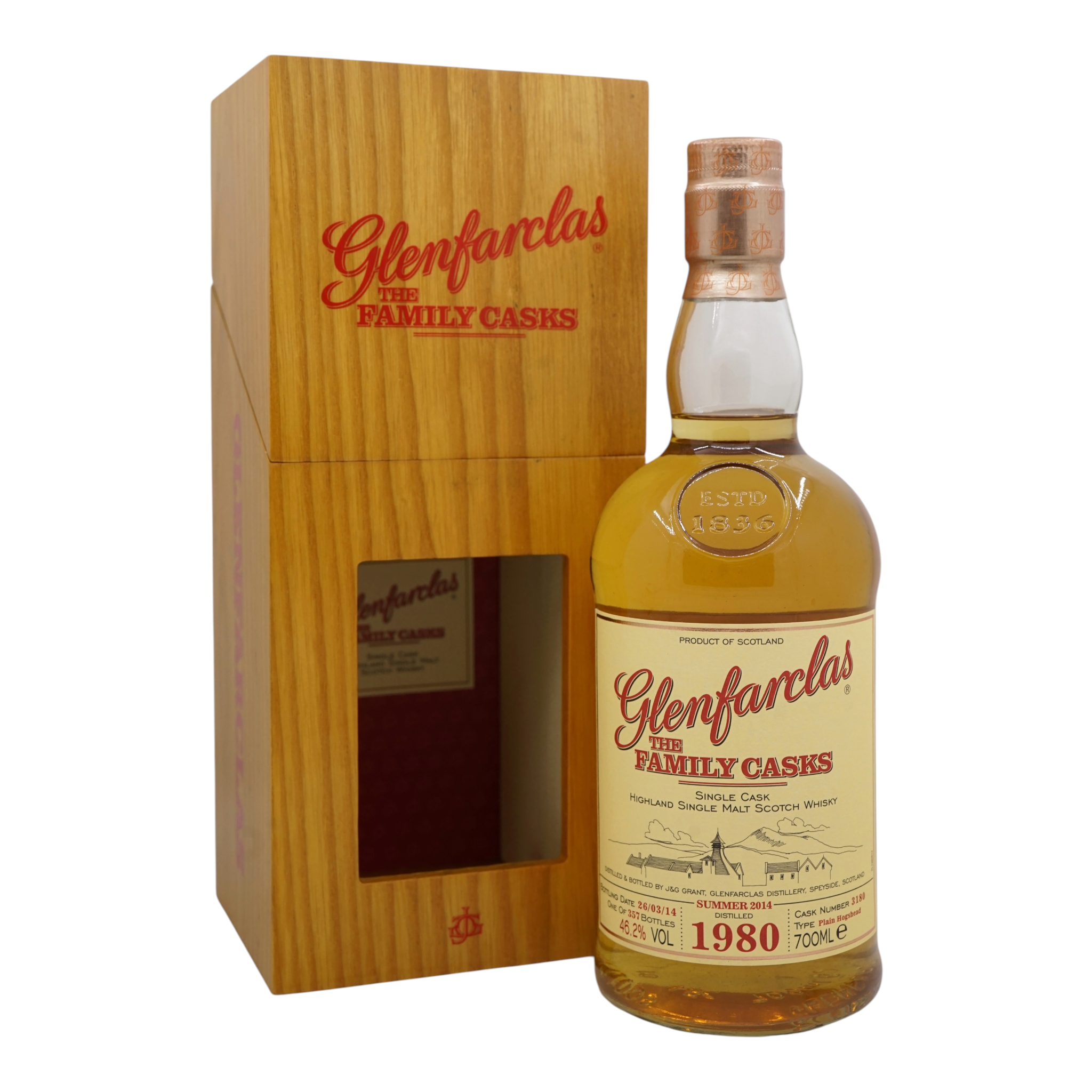 Glenfarclas 1980/2014 The Family Casks (Release S14) #3180