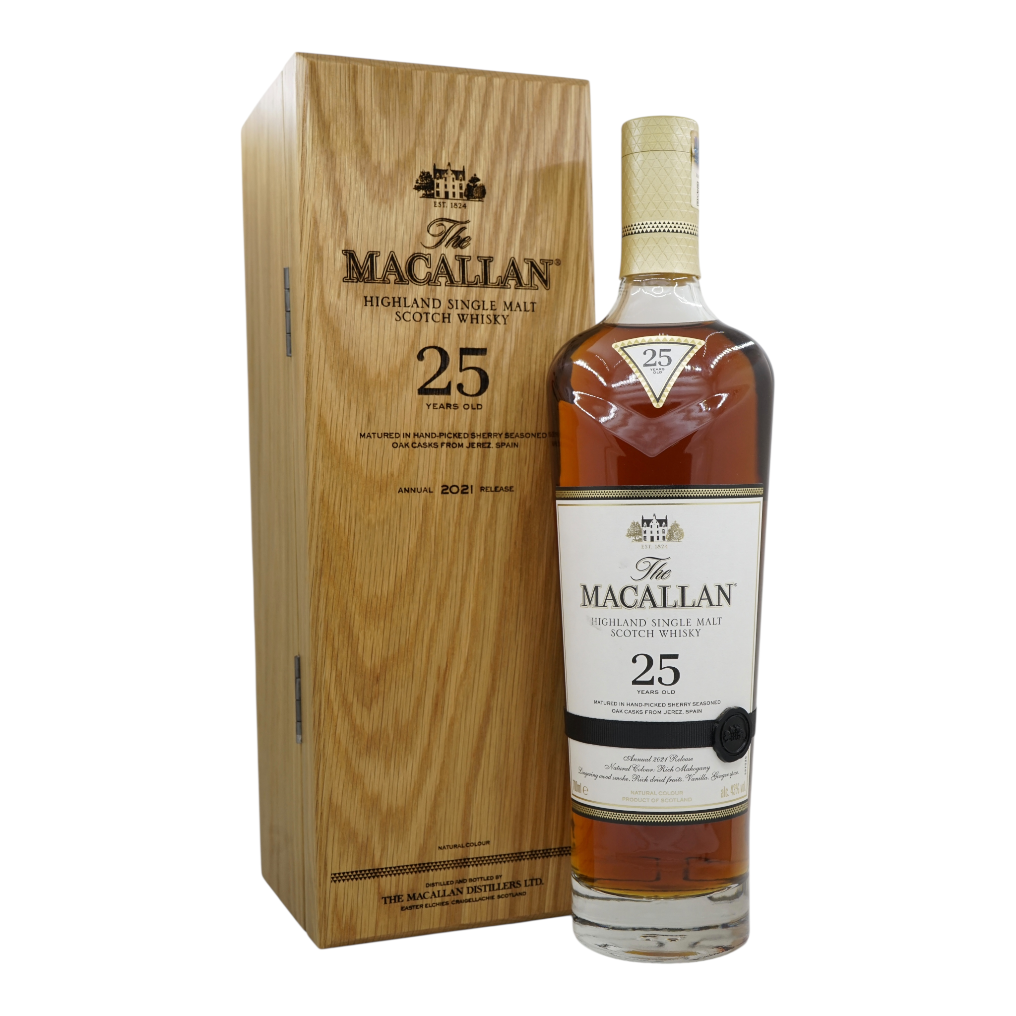 Macallan 25 Year Old Annual 2021 Release 歐洲版