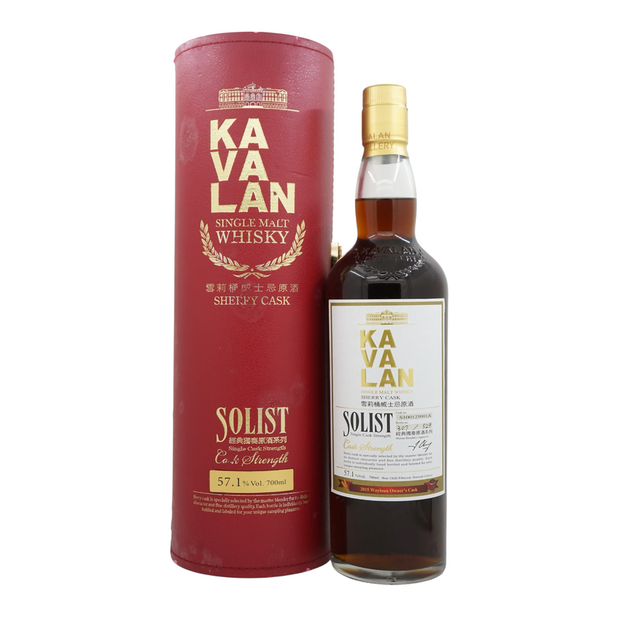 Kavalan Solist Sherry Cask Bottled for
2015 Wayloun Owner's Cask S100125001A
