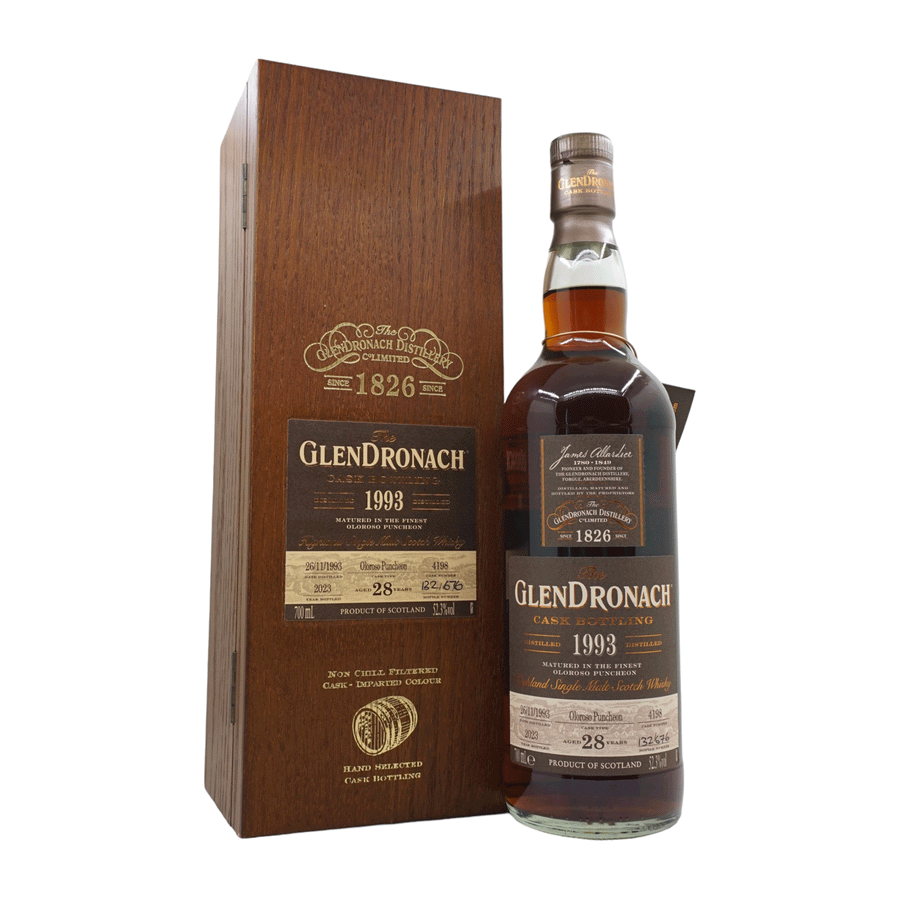 Glendronach 1993/2023 28 Year Old Oloroso Puncheon #4198
