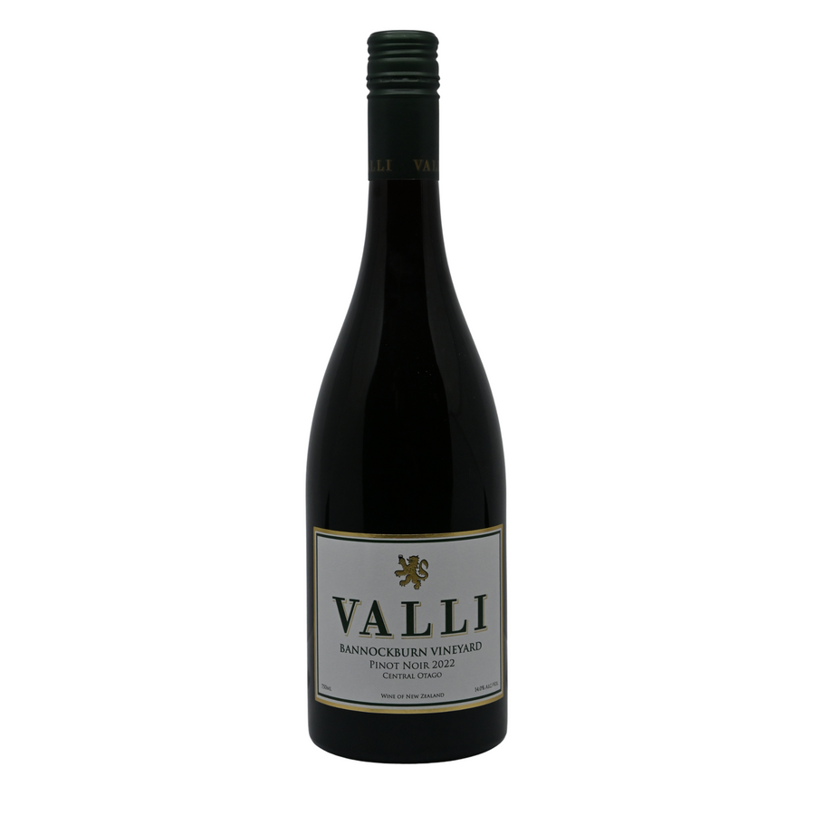 Valli Bannockburn Vineyard Pinot Noir 2022 (RPWA: 93+ / JM: 94)