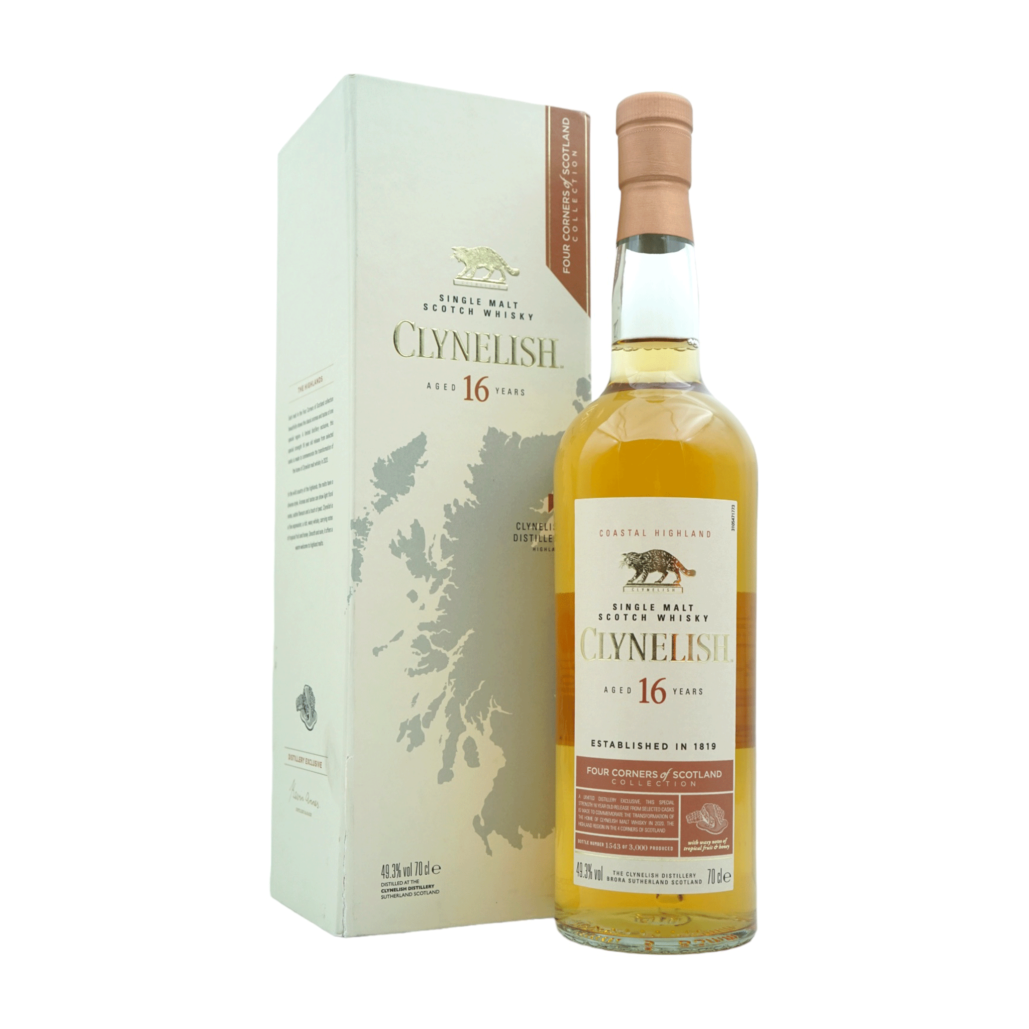 Clynelish 16 Year Old  Four Corners of Scotland 2021