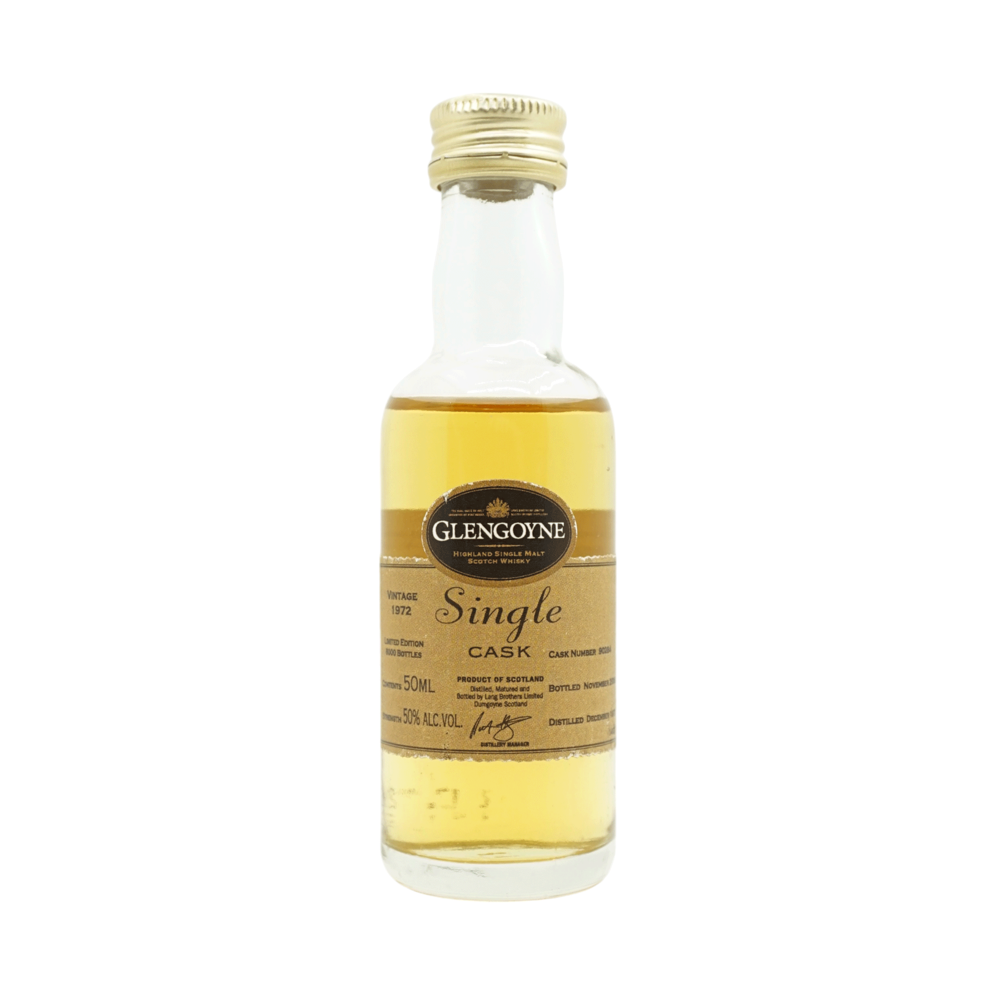 Glengoyne 1972 Single Cask Miniature #90284