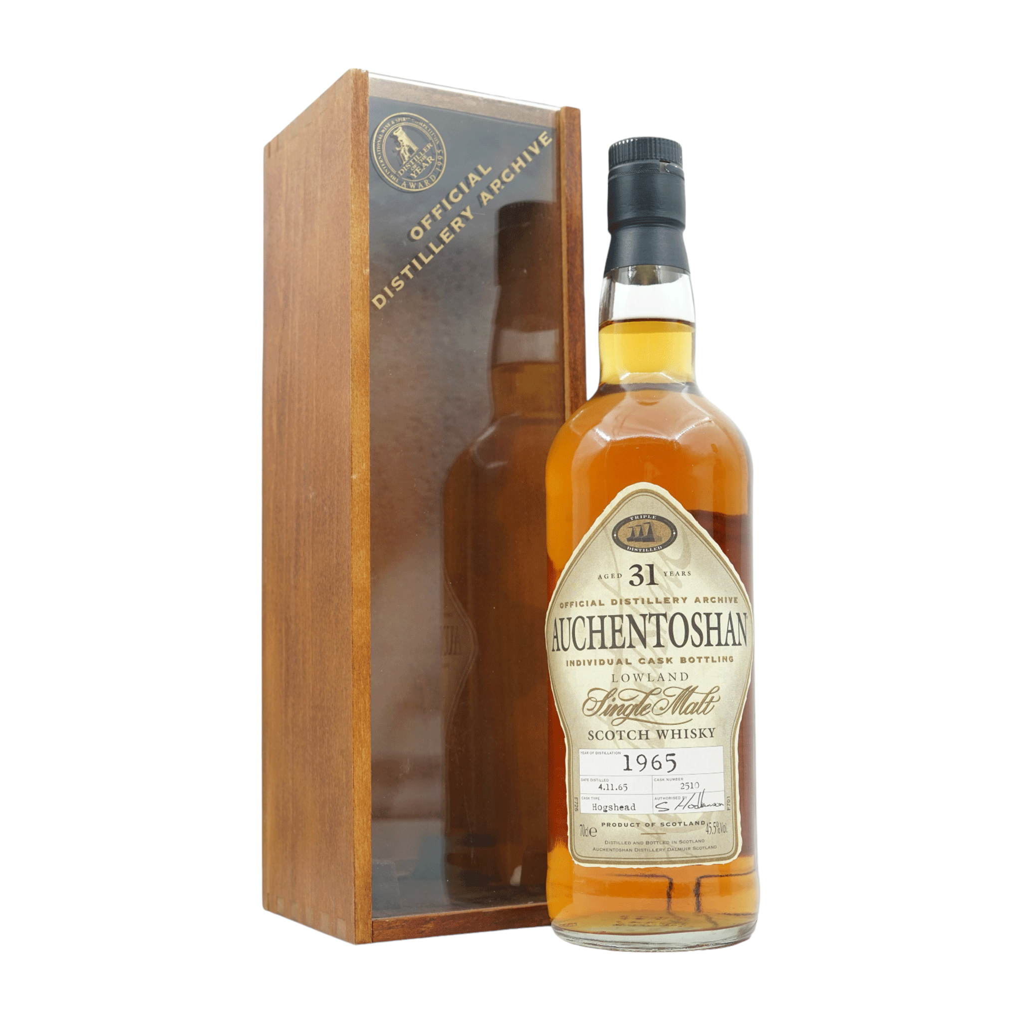 Auchentoshan 1965 31 Year Old Individual Cask Bottling #2510