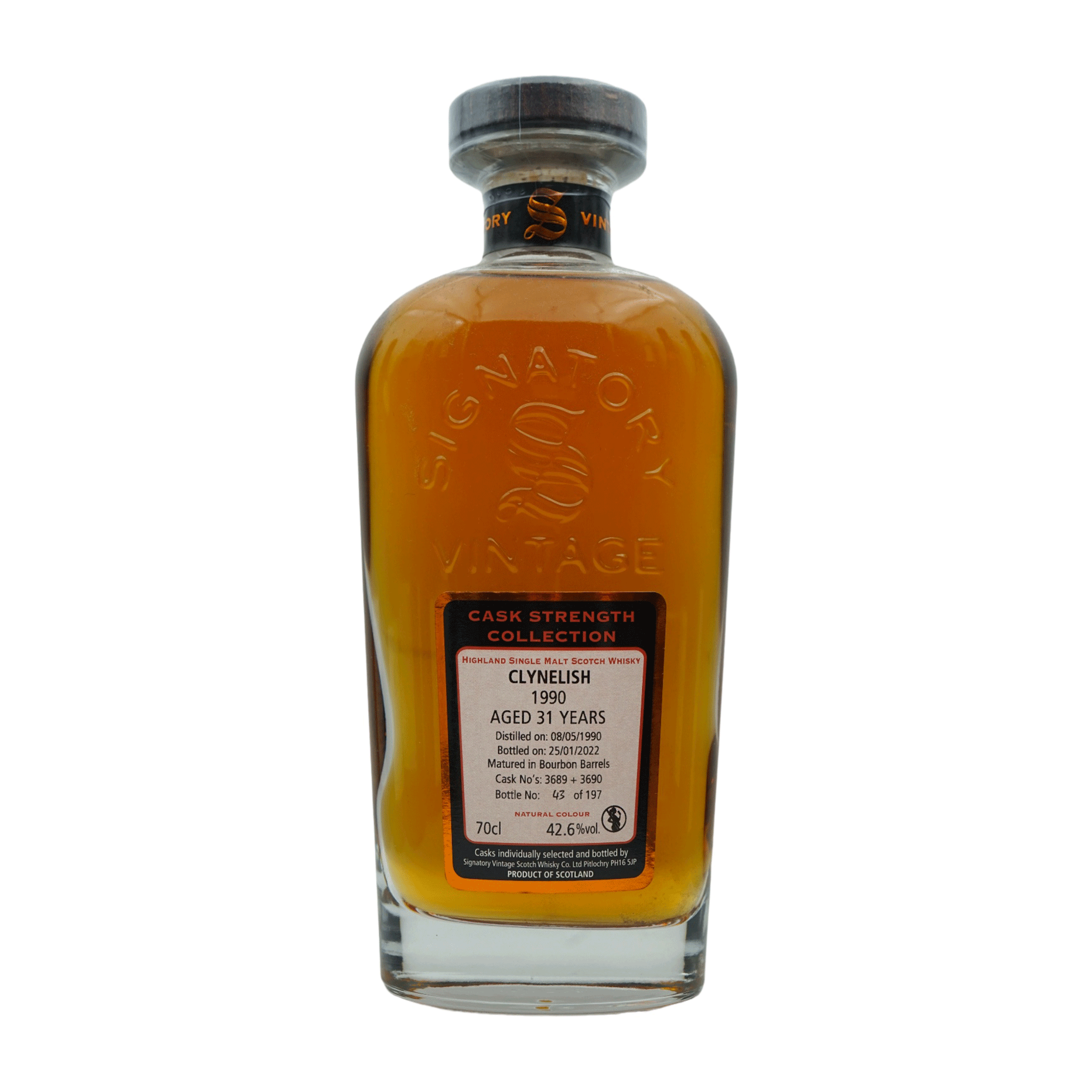 Clynelish 1990/2022 31 Year Old Cask Strength SV #3689+3690