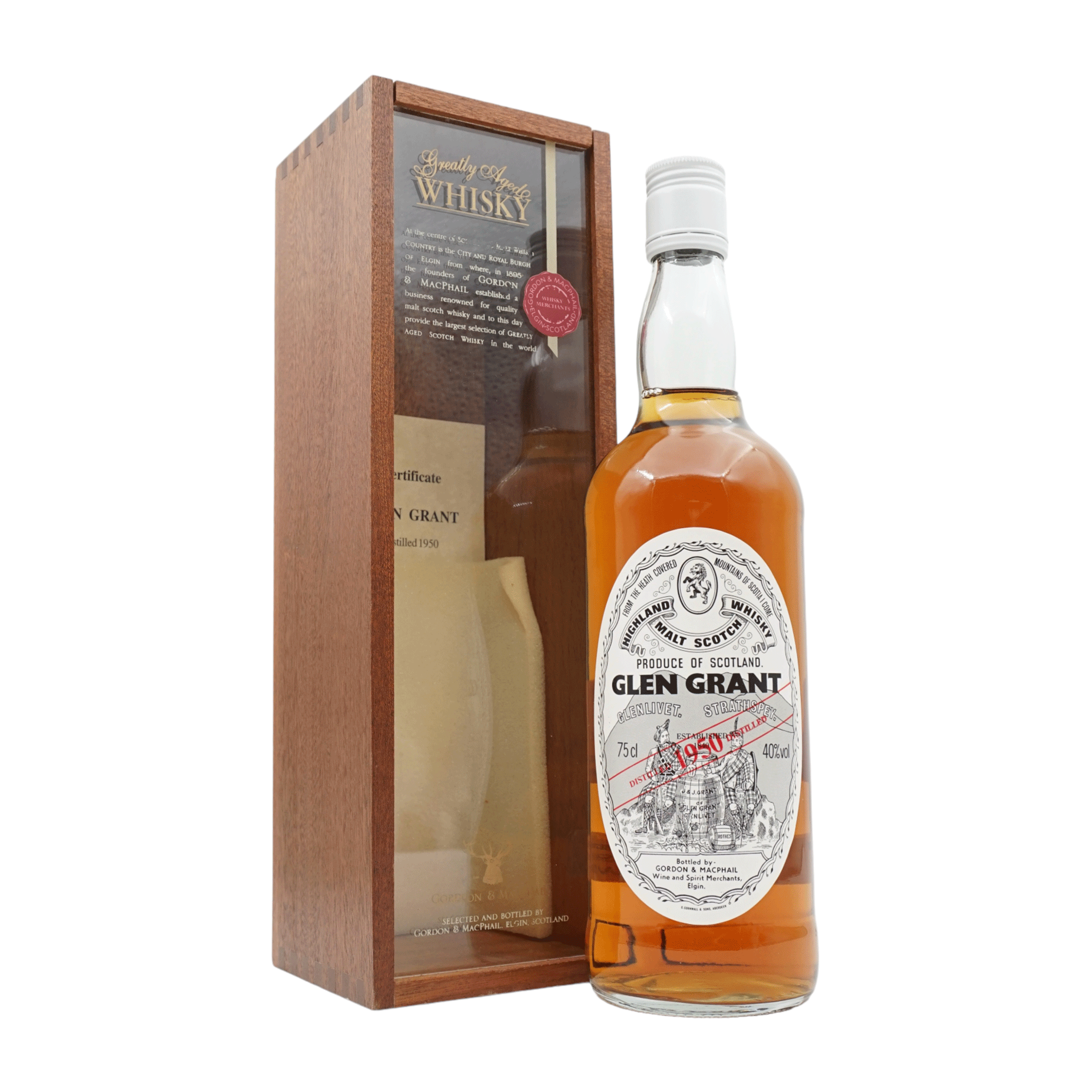 Glen Grant 1950/1990 Licensed Bottling Gordon & MacPhail 40%