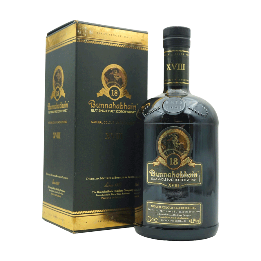 布納哈本（Bunnahabhain）18歲。 xviii （舊瓶裝）