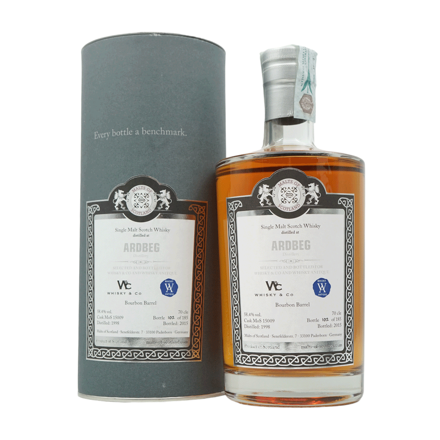 Ardbeg 1998/2015 為 Whisky&amp;Co / WhiskyAntique Malts of Scotland 裝瓶 #MoS15009