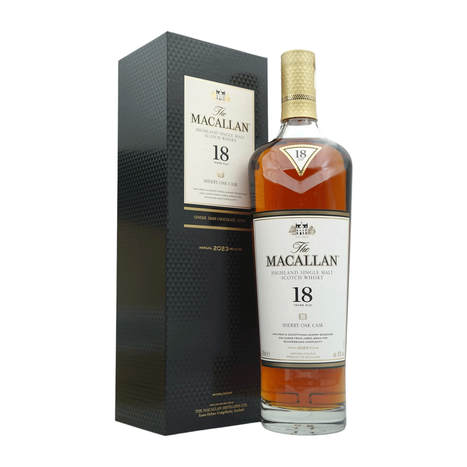 Macallan 18 Years Old Sherry Oak Cask 2023 Release