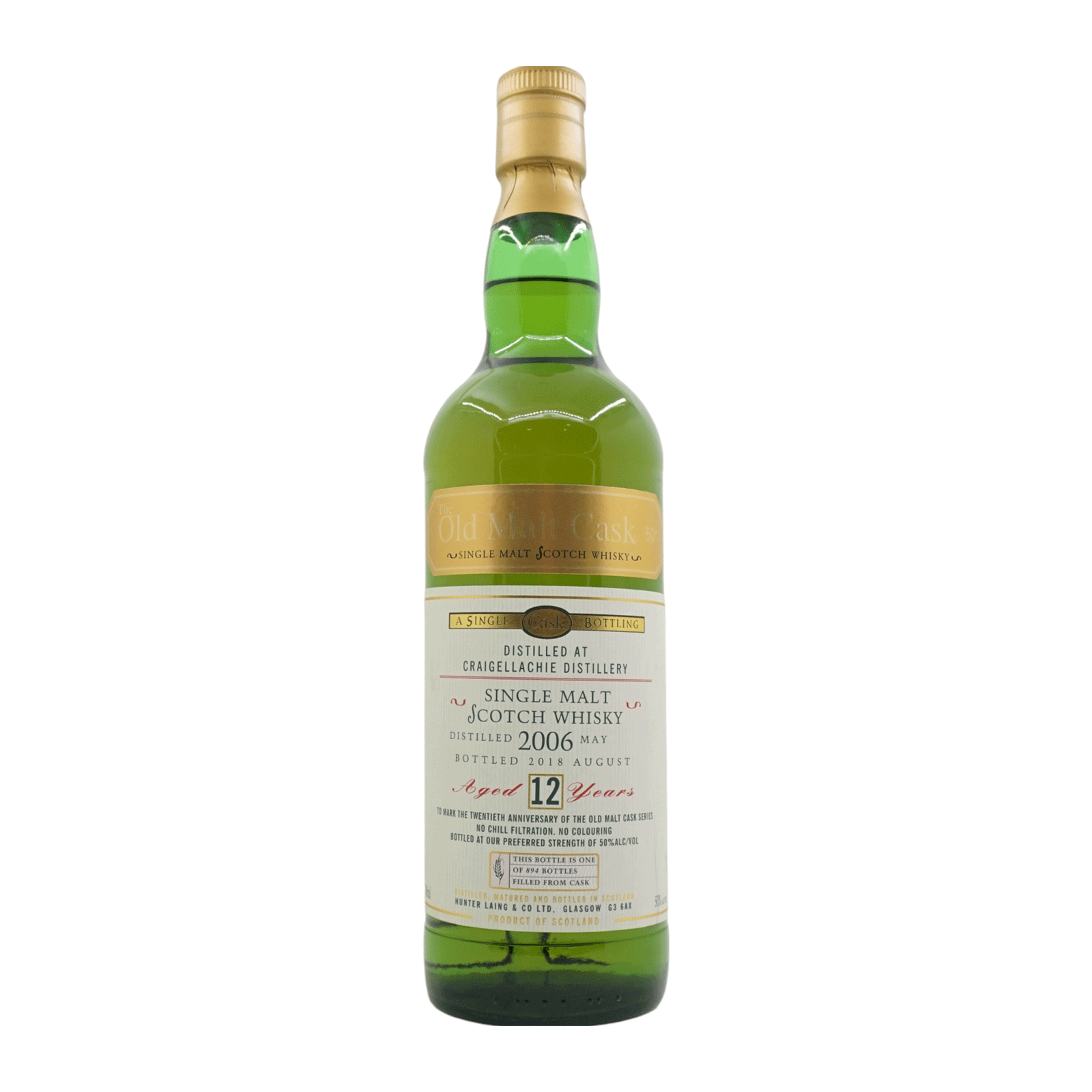 Craigellachie 2006/2018 12 Year Old  The Old Malt Cask 20th Anniversary #HL17092