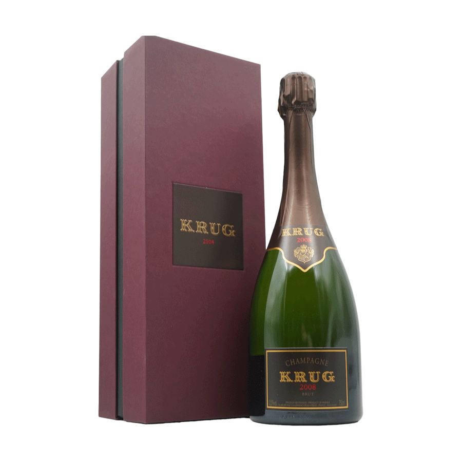 Krug Vintage Brut 2008 w/ box (James Suckling: 100)
