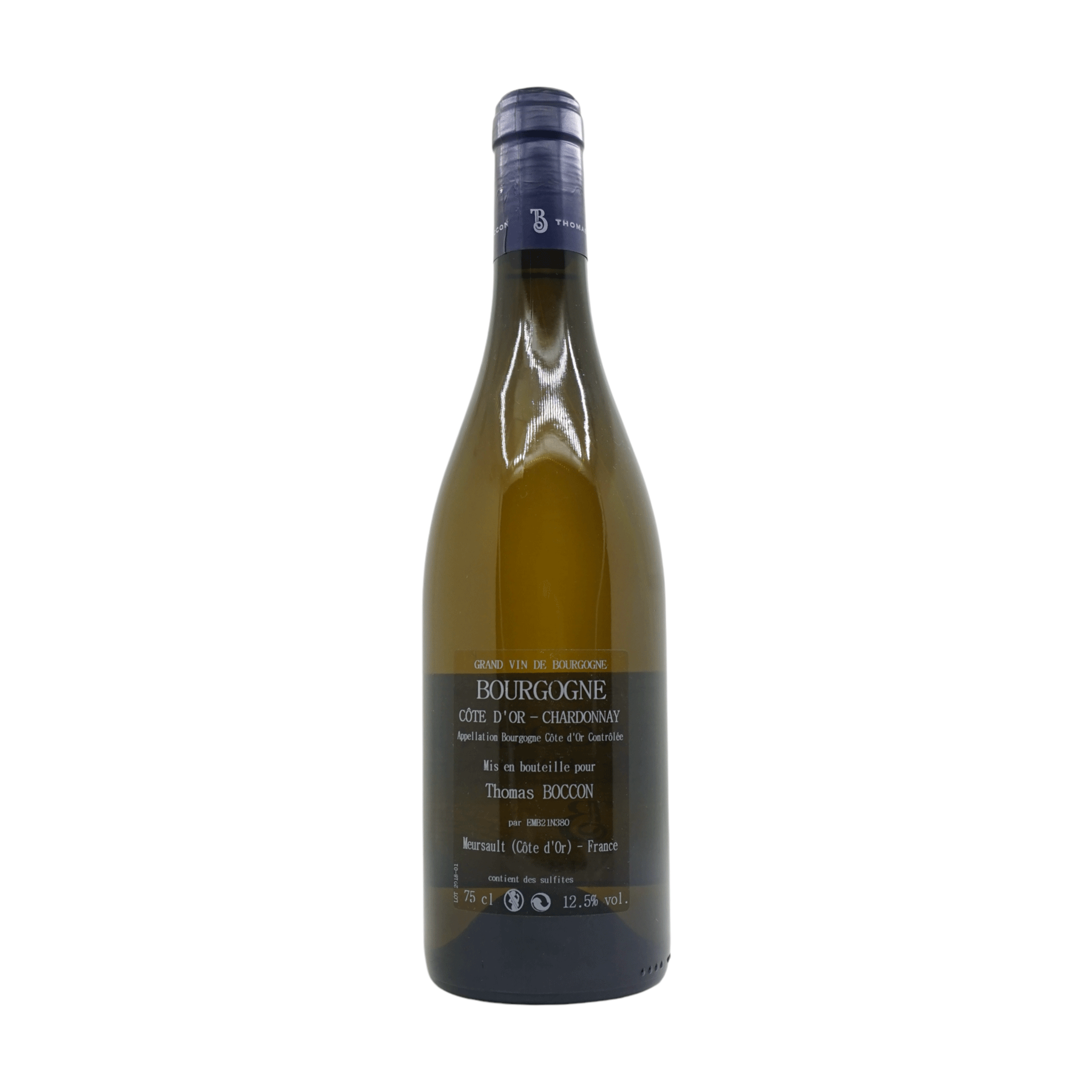 Thomas Boccon Bourgogne Cote d'Or Chardonnay 2018