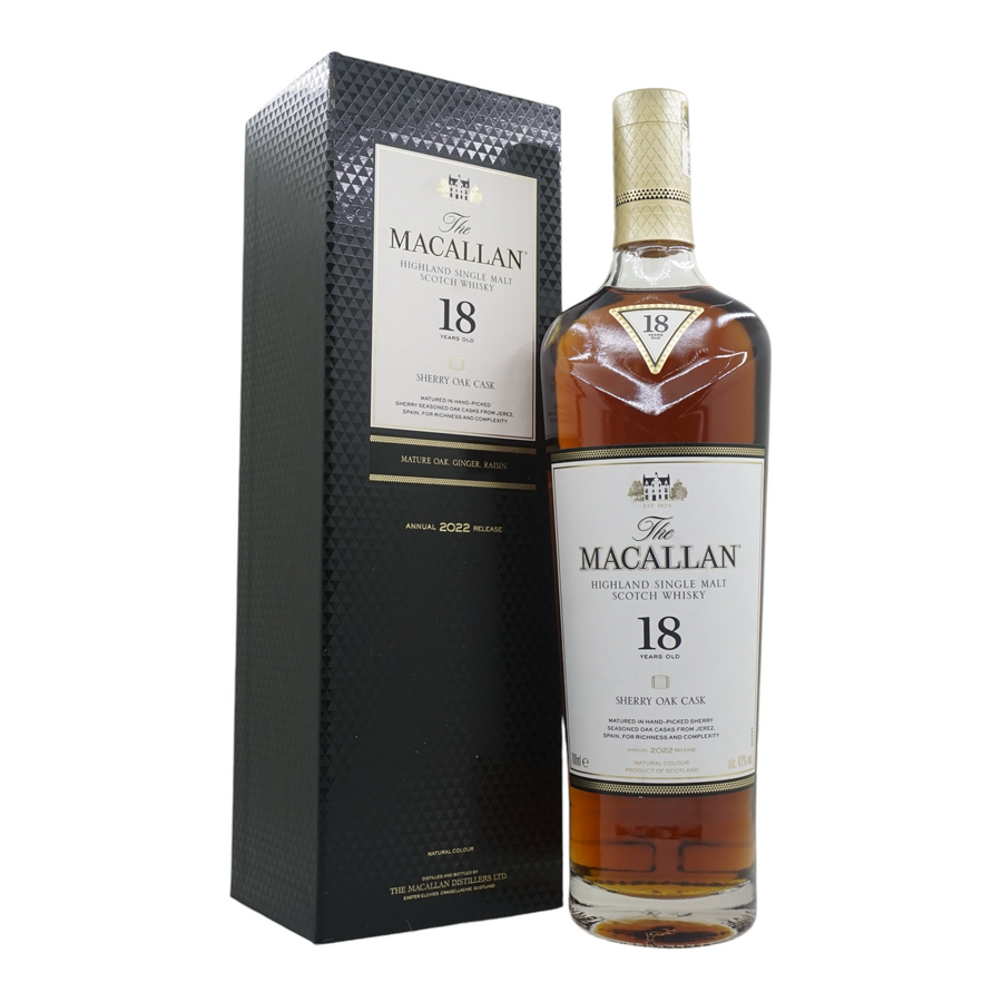 Macallan 18년 셰리 오크 캐스크 2022 에디션 香港行貨