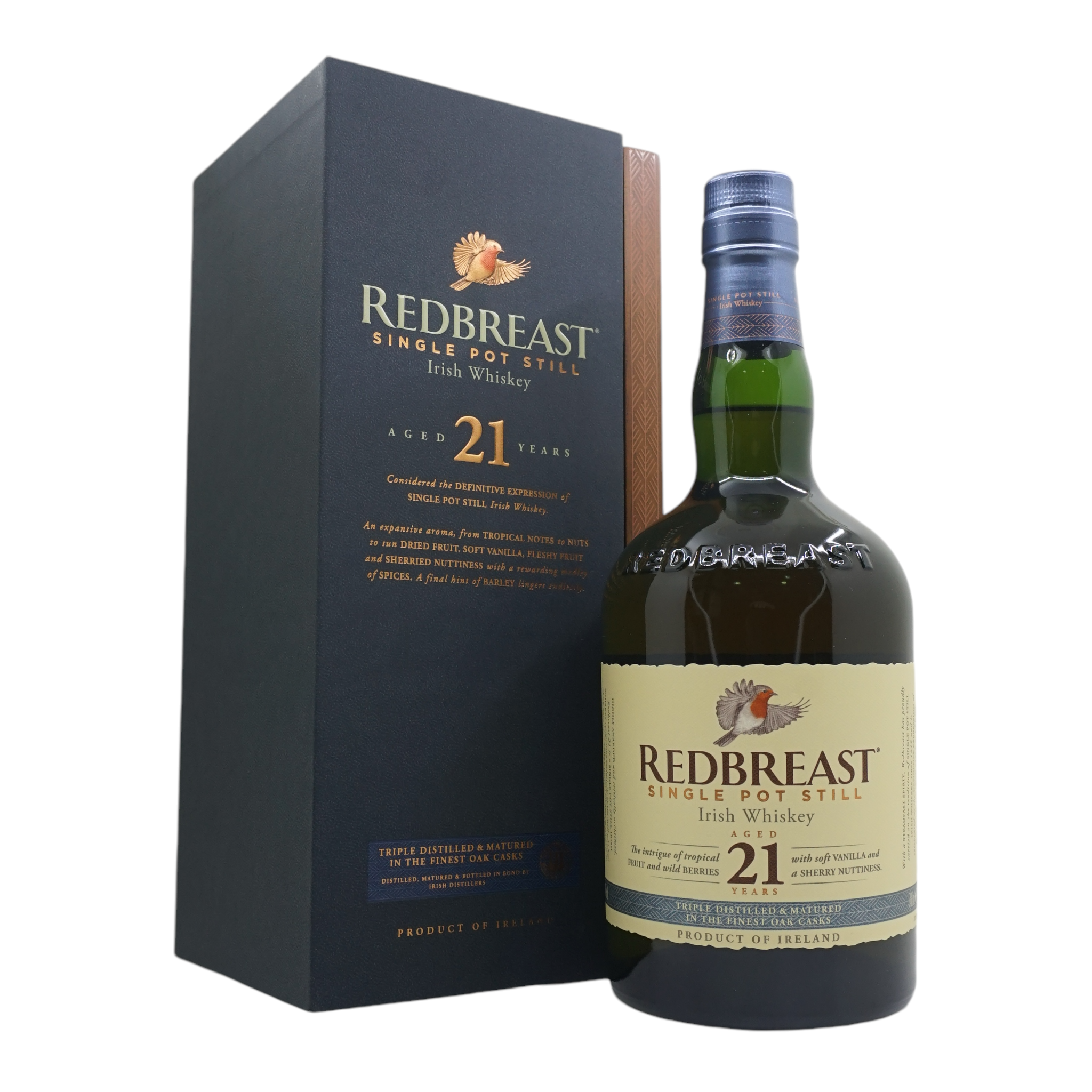 Redbreast 21 Year Old Triple Distilled And Matured