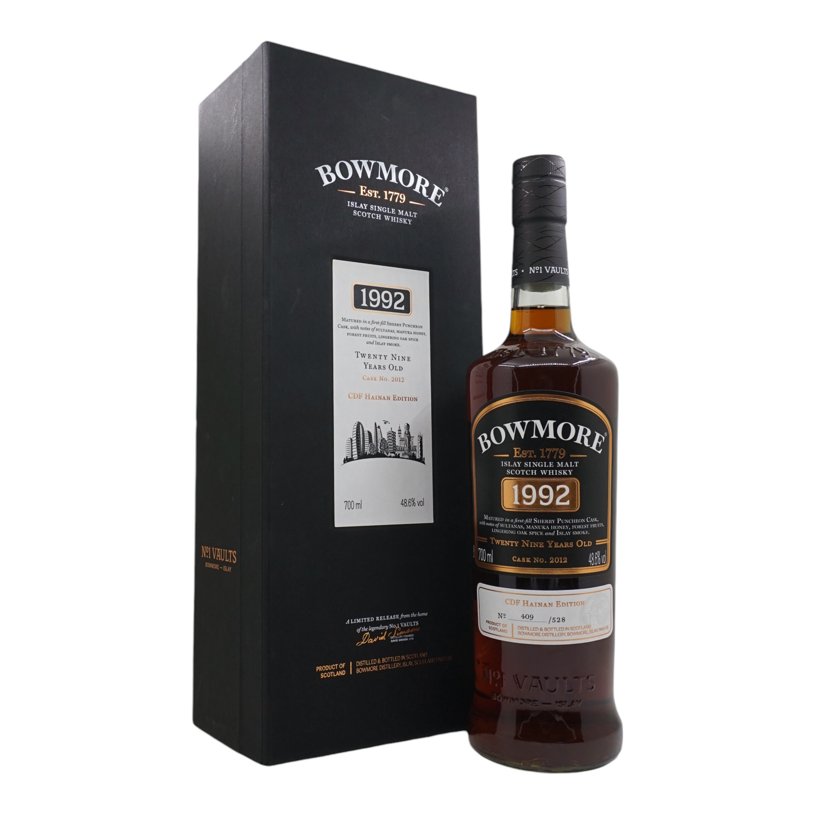 Bowmore 1992/2021 CDF 하이난 에디션 #2012