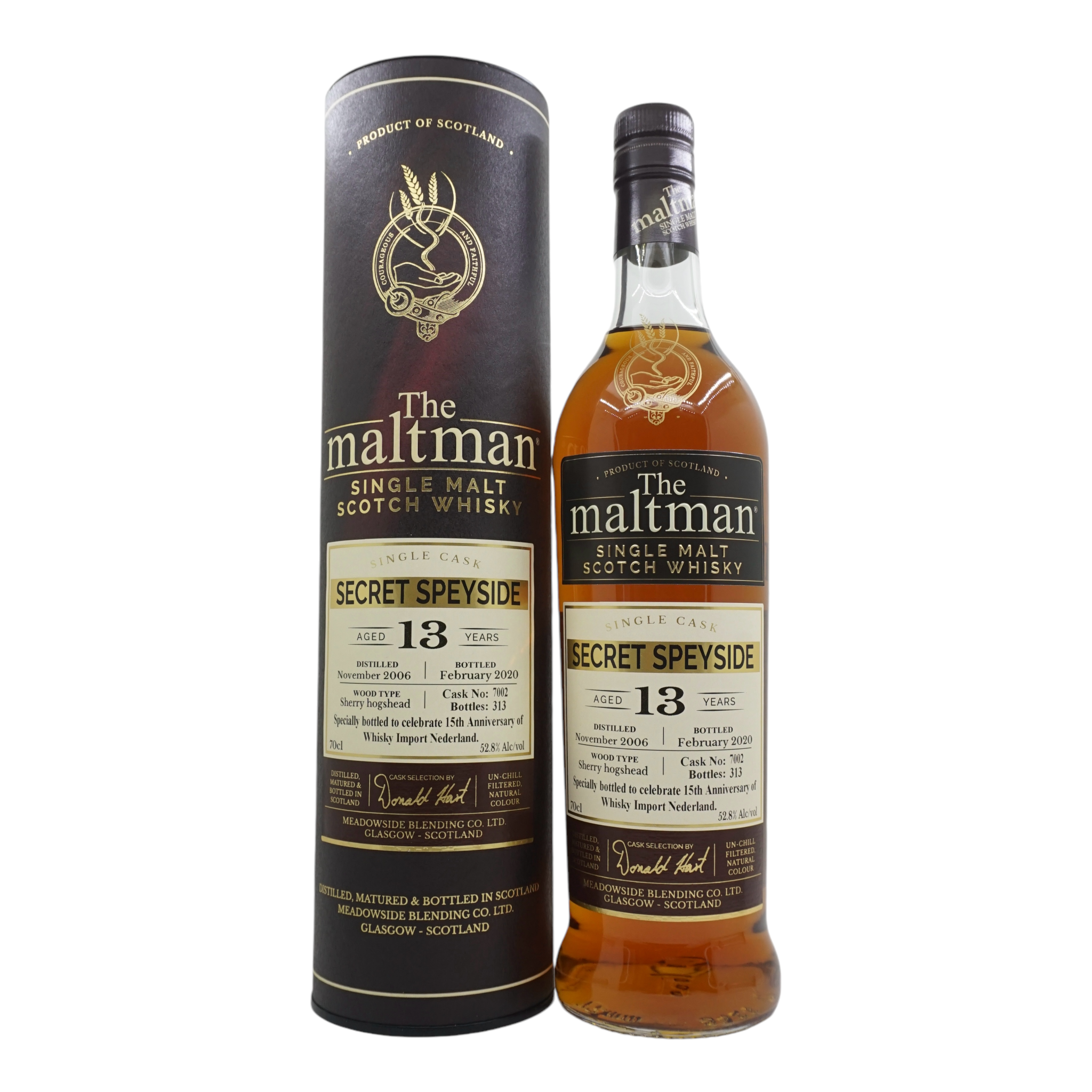 Secret Speyside Distillery 2006/2020 13 Year Old The Maltman #7002