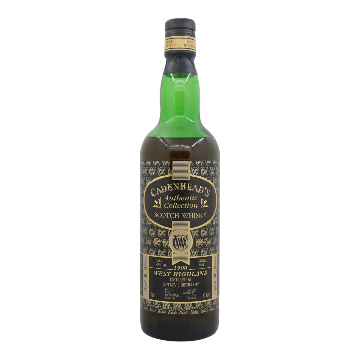 Ben Nevis 1990/1999 8 Year Old Authentic Collection Cadenhead's 67.9%