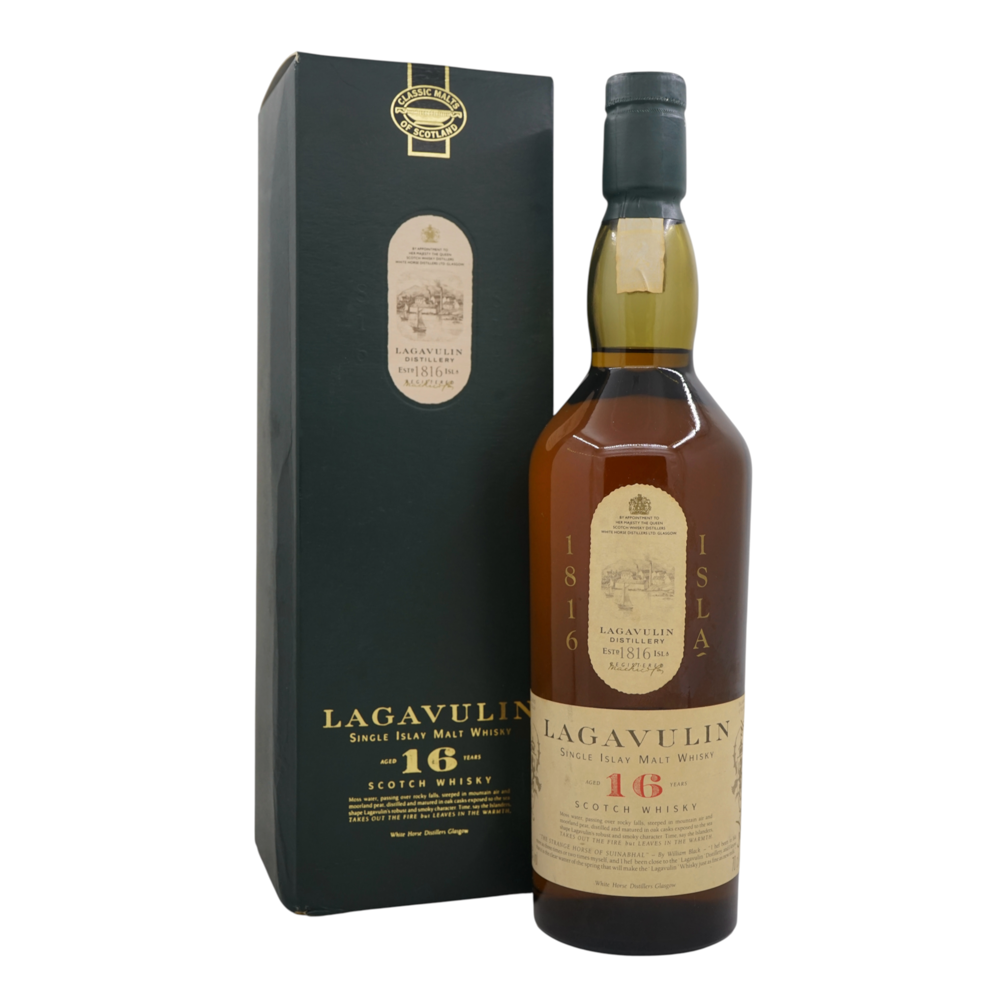Lagavulin 16 Year Old Old Bottling White Horse 1990s 金字