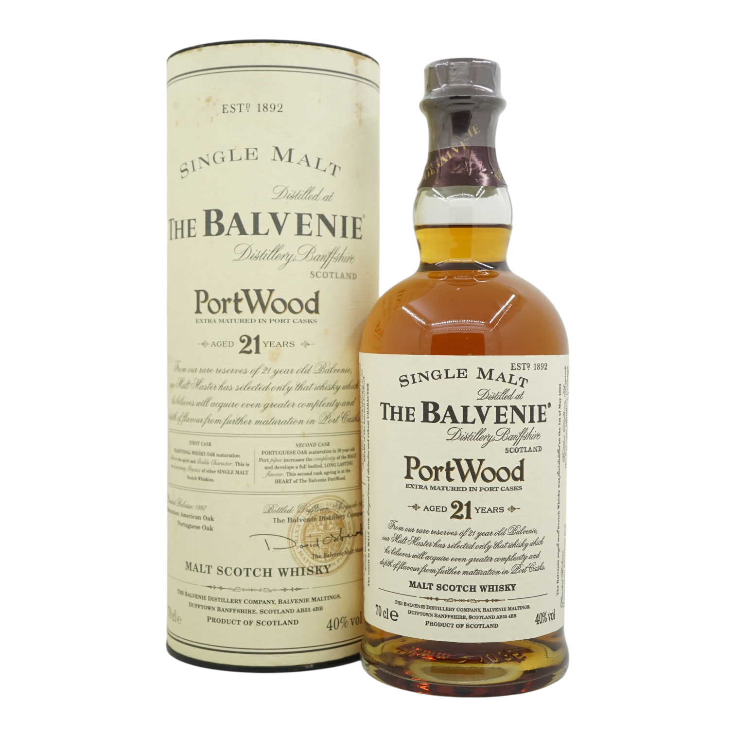 Balvenie 21 Year Old PortWood - Old Bottling