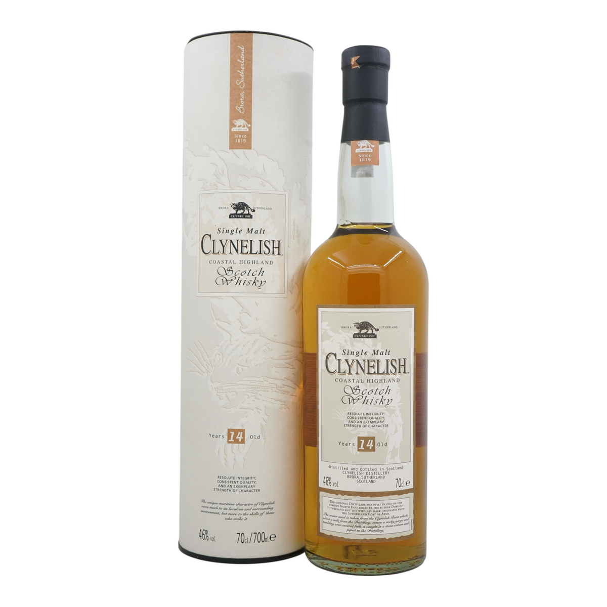 Clynelish 14 Year Old Coastal Highland Scotch Whisky - Old Bottling