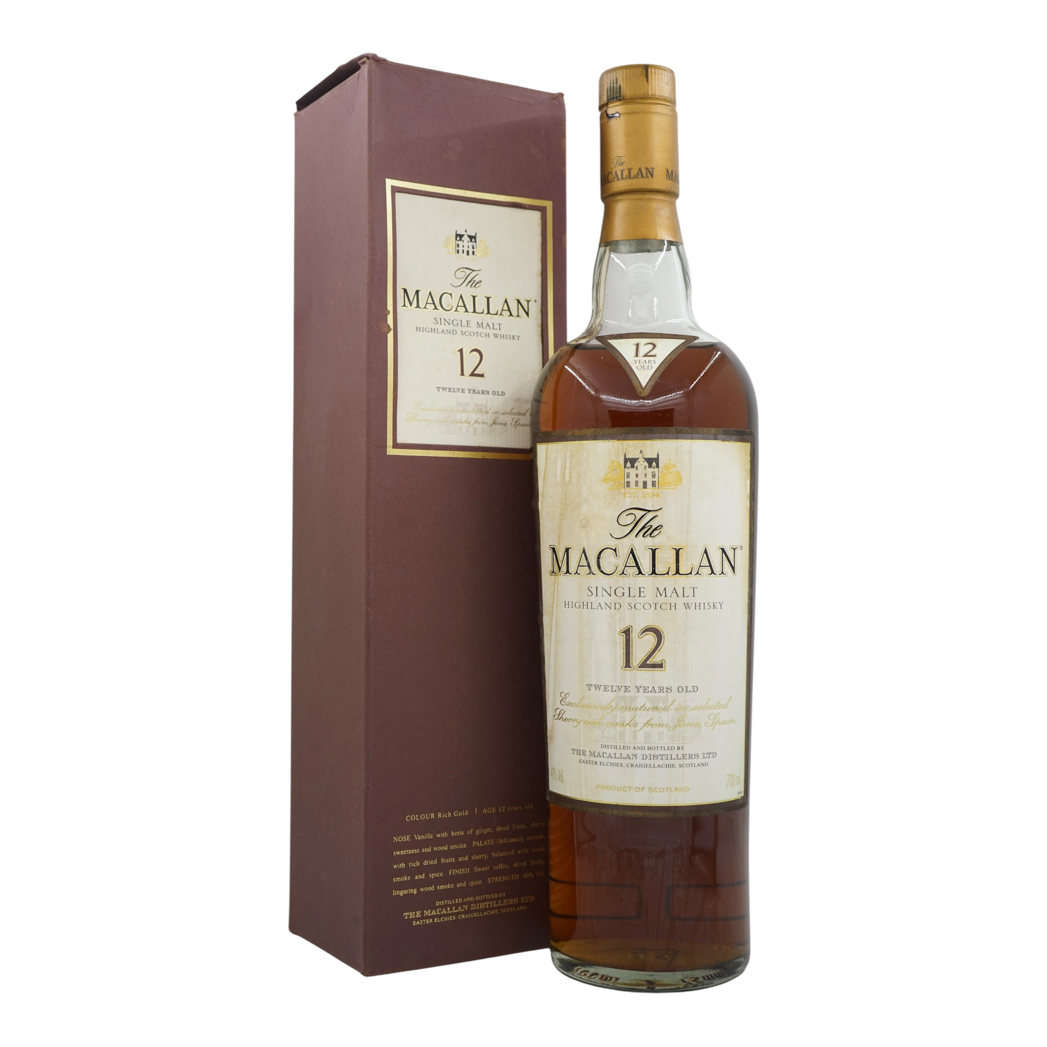 Macallan 12 Year Old Sherry (草書)