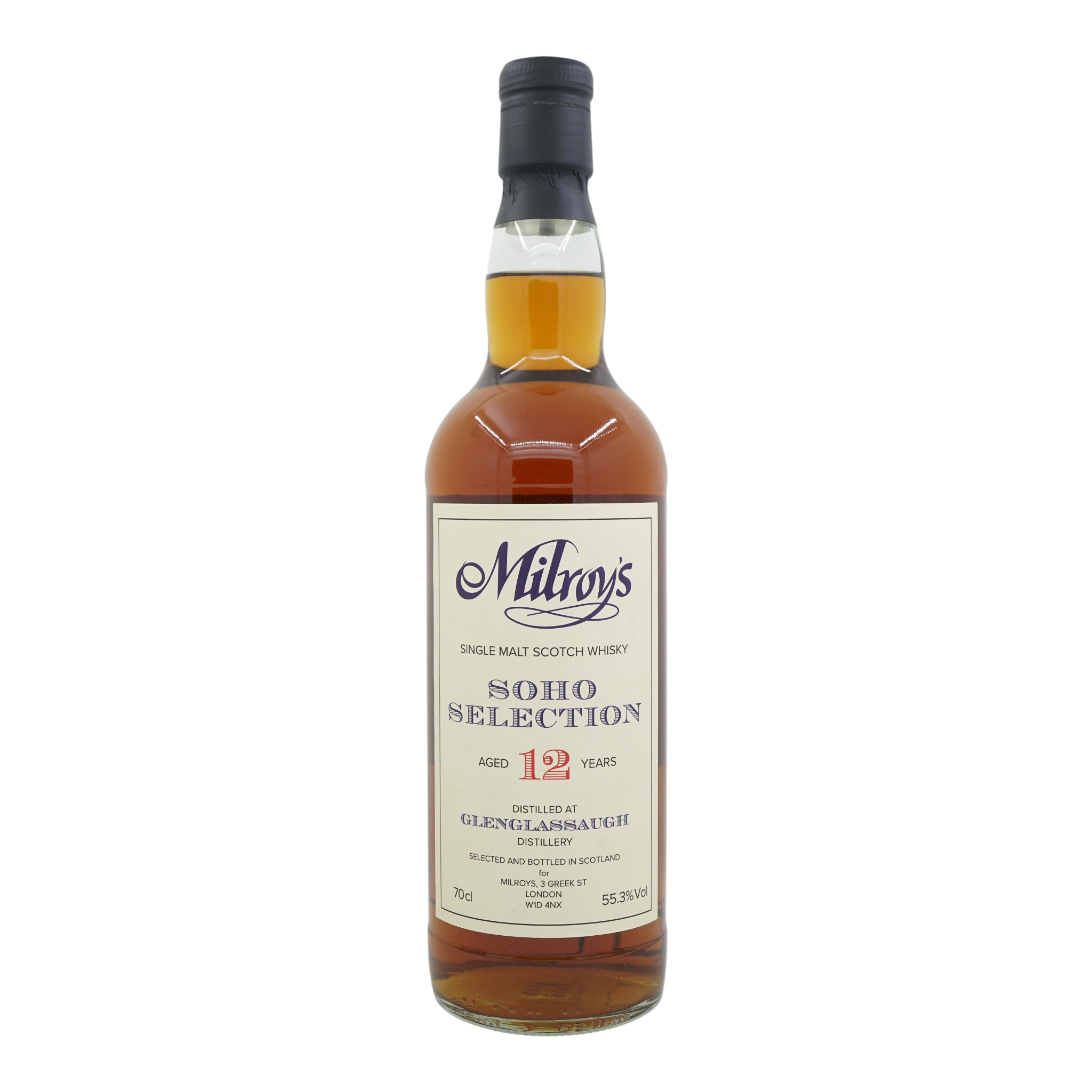 Glenglassaugh 2011/2023 12 Year Old Soho Selection Milroy's of Soho