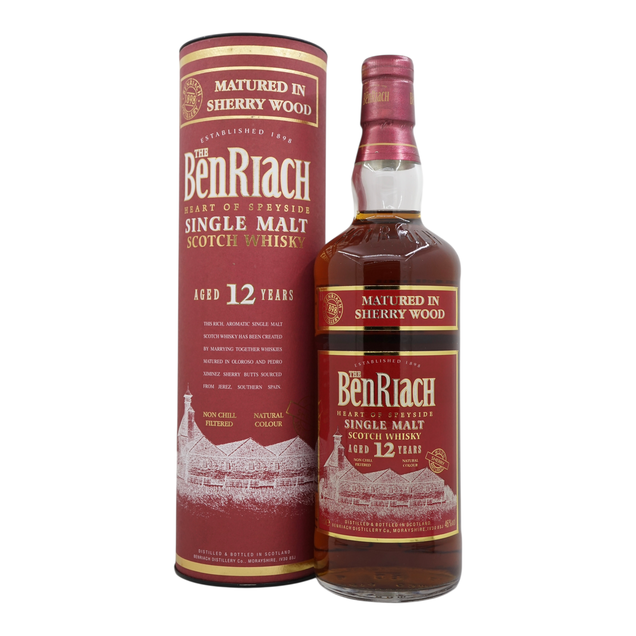 Benriach 12 Year Old Matured in Sherry Wood (2012 Bottled)