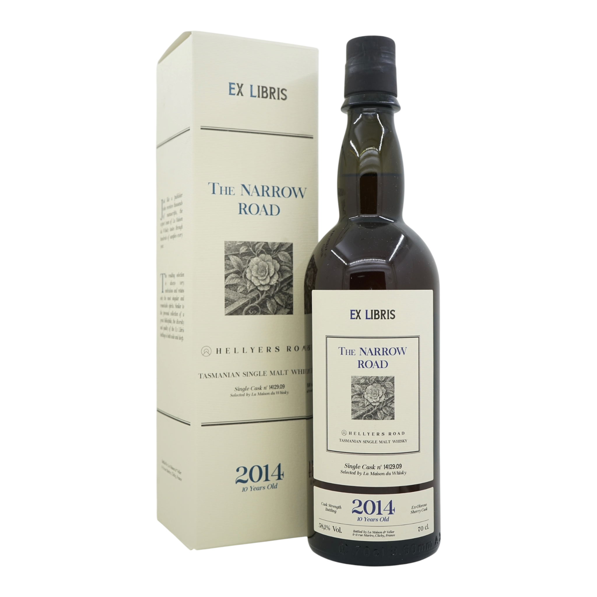 Hellyers Road 2014/2025 10 Year Old Ex Libris - THE NARROW ROAD La Maison du Whisky #14129.09