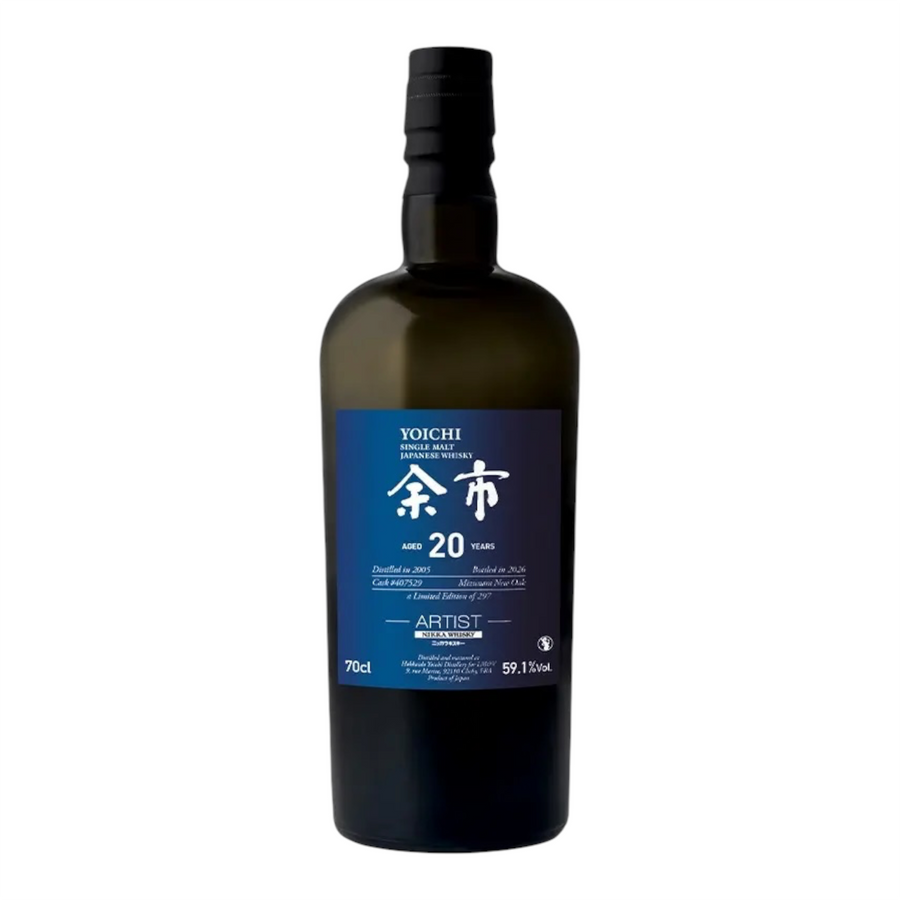 (Pre-Order)Yoichi 2005 Aged 20 Years LMDW Artist Nikka Whisky Virgin Mizunara Puncheon cask #407529