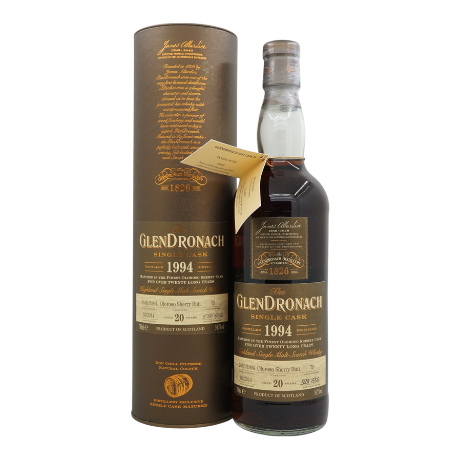 Glendronach 1994/2014 20 Year Old Oloroso Sherry Butt #79