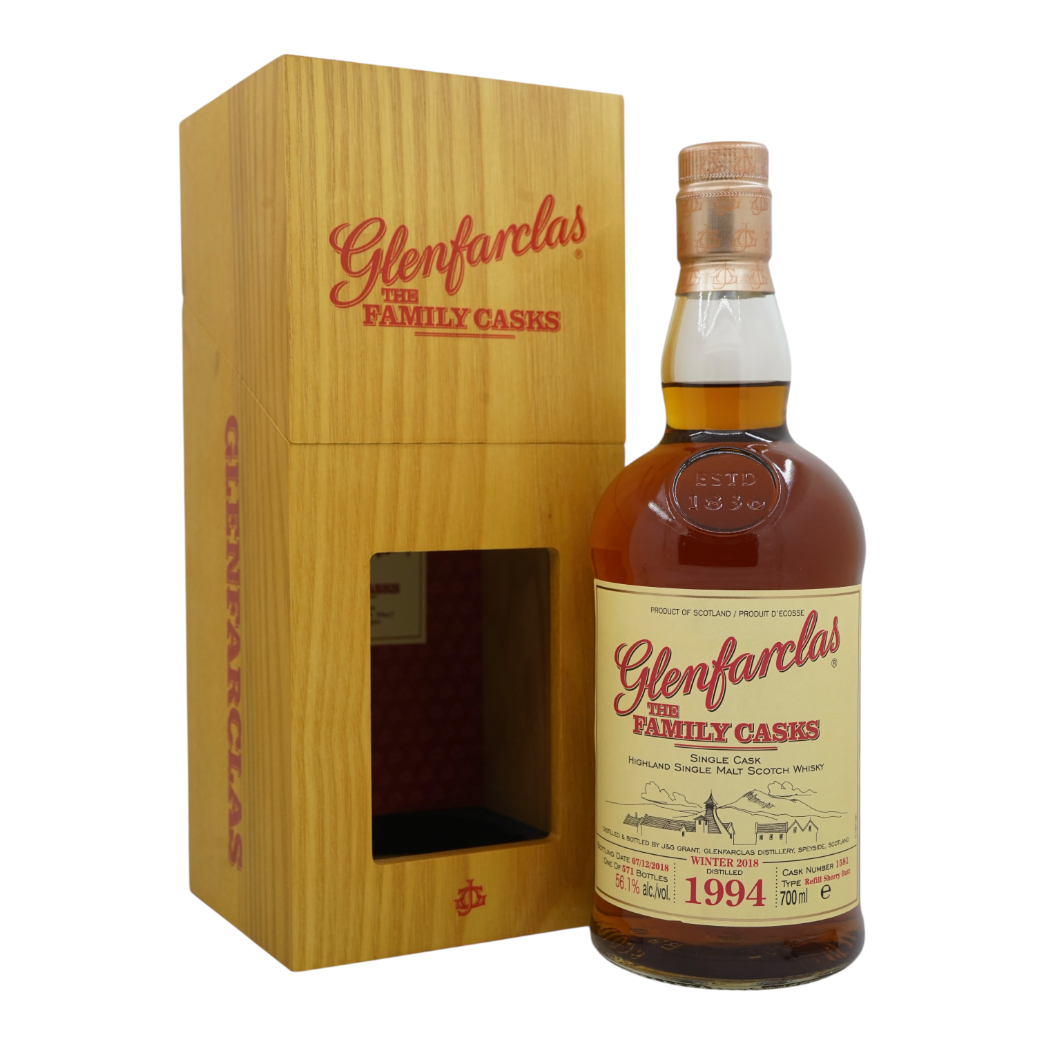 Glenfarclas 1994 The Family Casks (Release W18) #1581