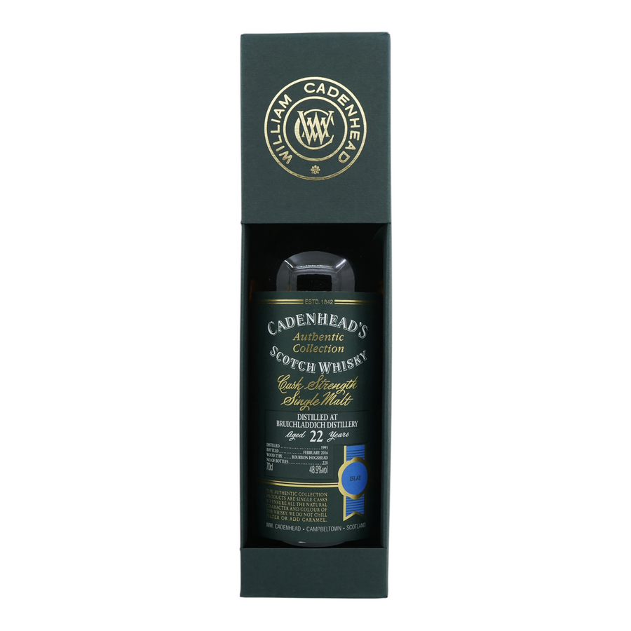 Bruichladdich 1993/2016 22 Year Old Authentic Collection Cadenhead's 48.9%