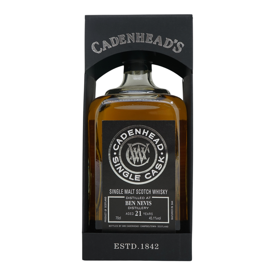 Ben Nevis 1996/2018 21 Year Old Cadenhead's 45.1%