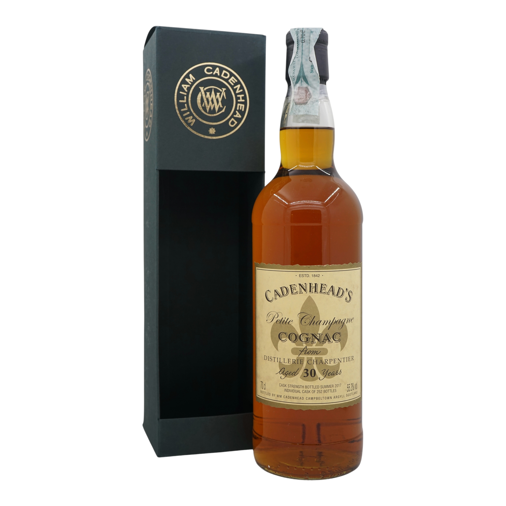Cadenhead's Cognac Charpentier 30 Year Old 2017 (WF92)