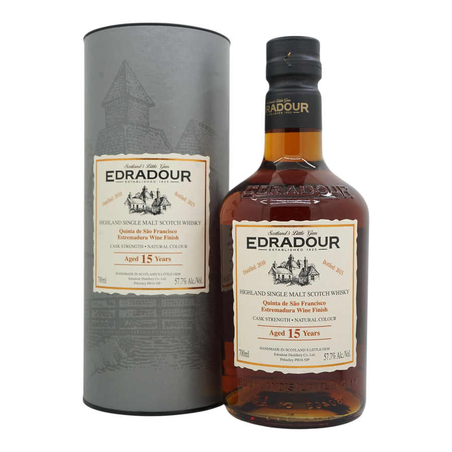 Edradour 2010/2025 15 Year Old Quinta de São Francisco Estremadura Wine Finish 57.7%