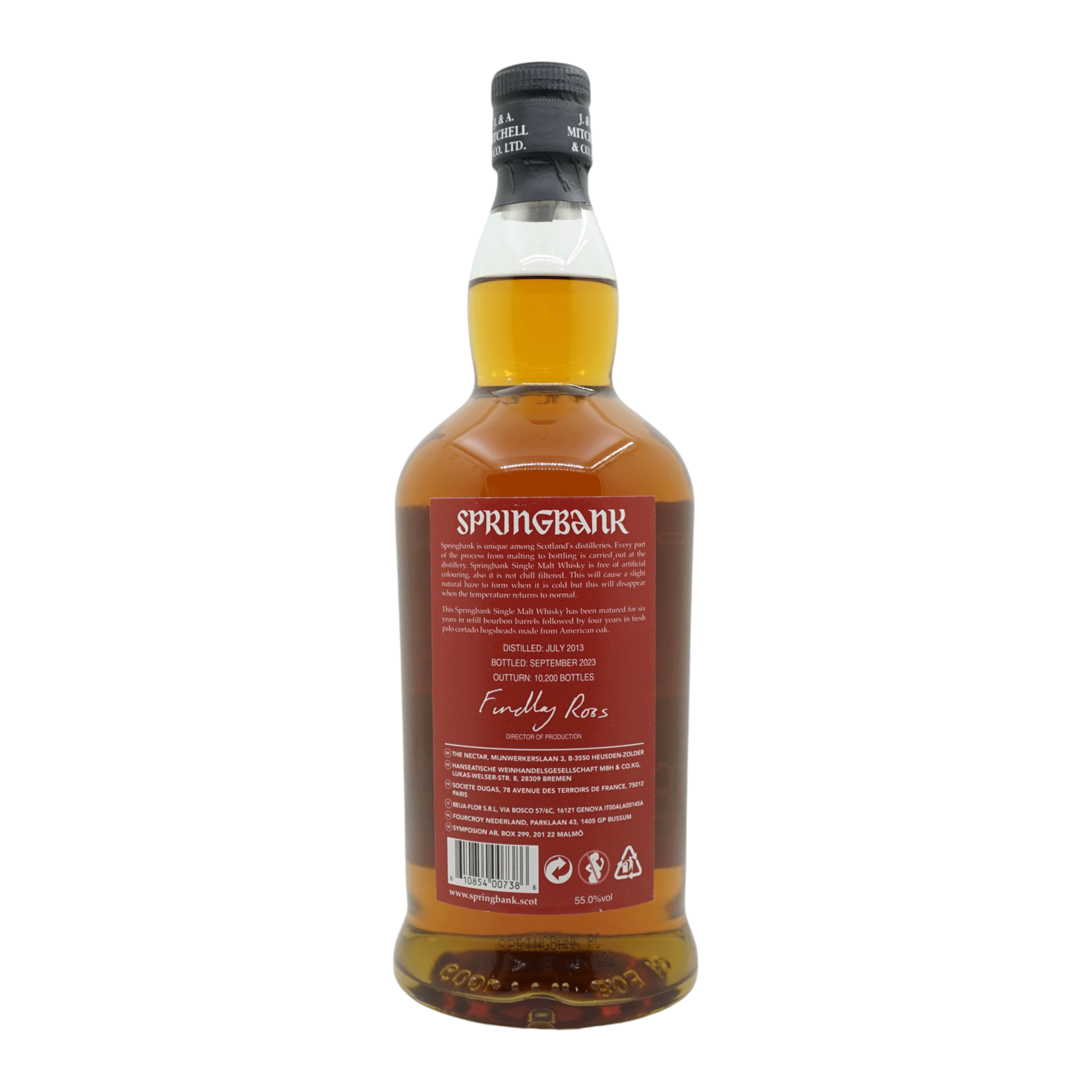 Springbank 2013/2023 10 Year Old Palo Cortado 55%