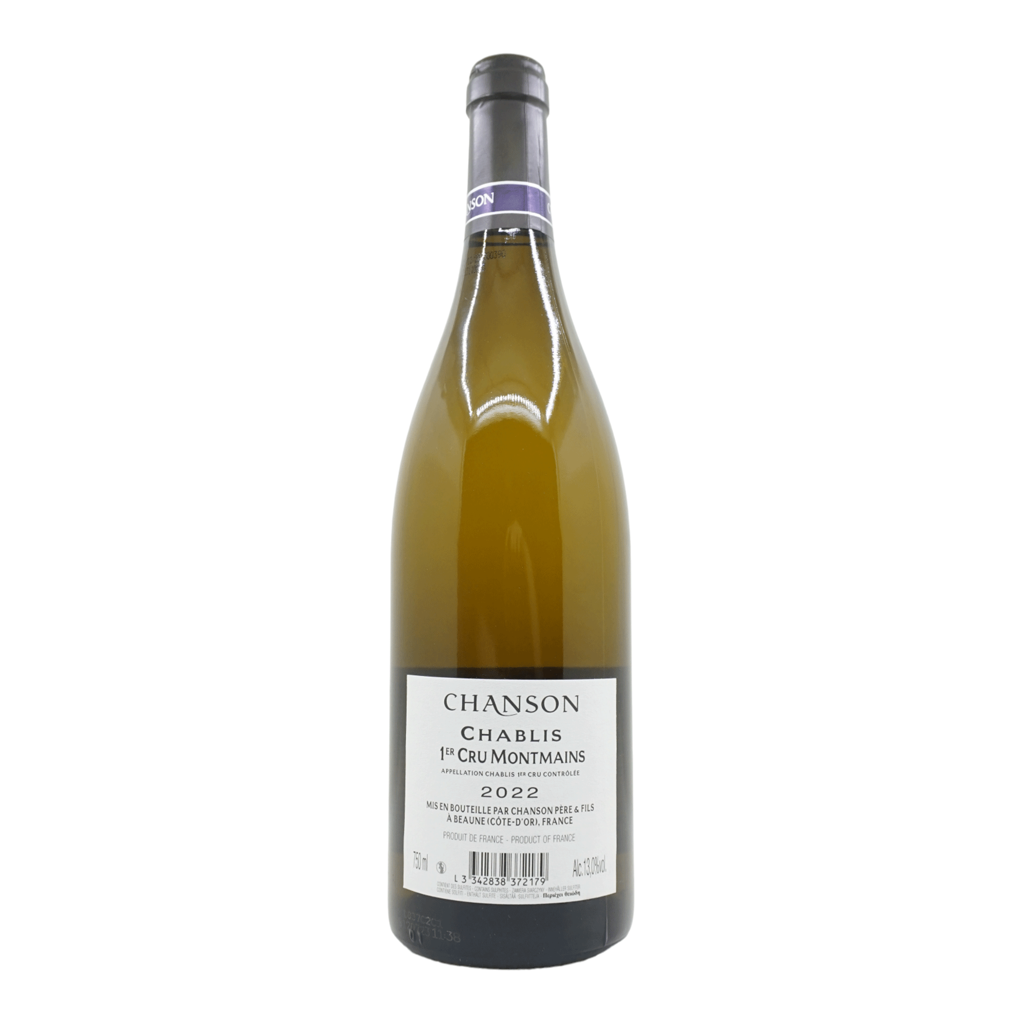 Chanson Pere & Fils Chablis 1er Cru Montmains 2022 · Gommone