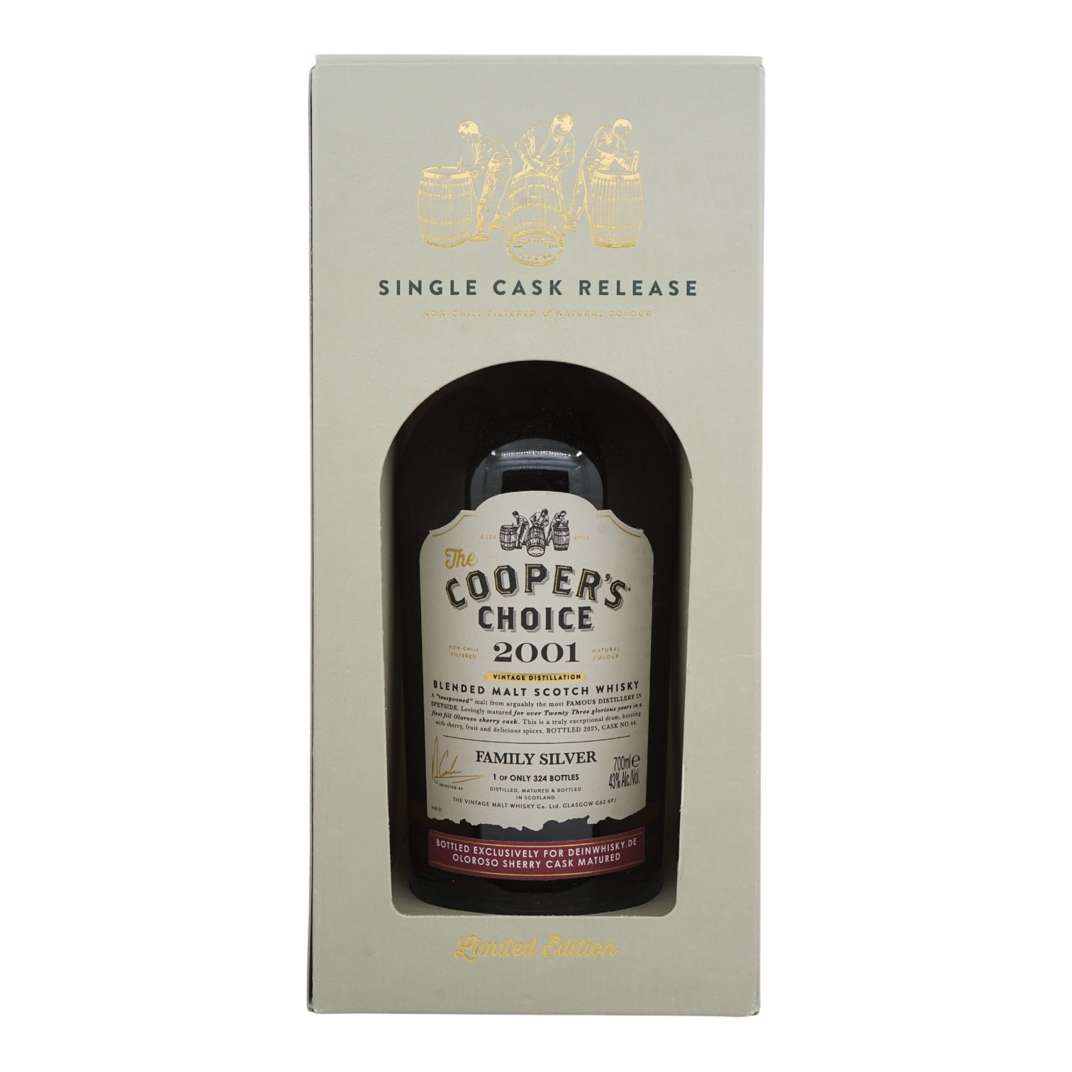 Blended Malt Scotch Whisky 2001/2025 The Cooper's Choice - Family Silver #44